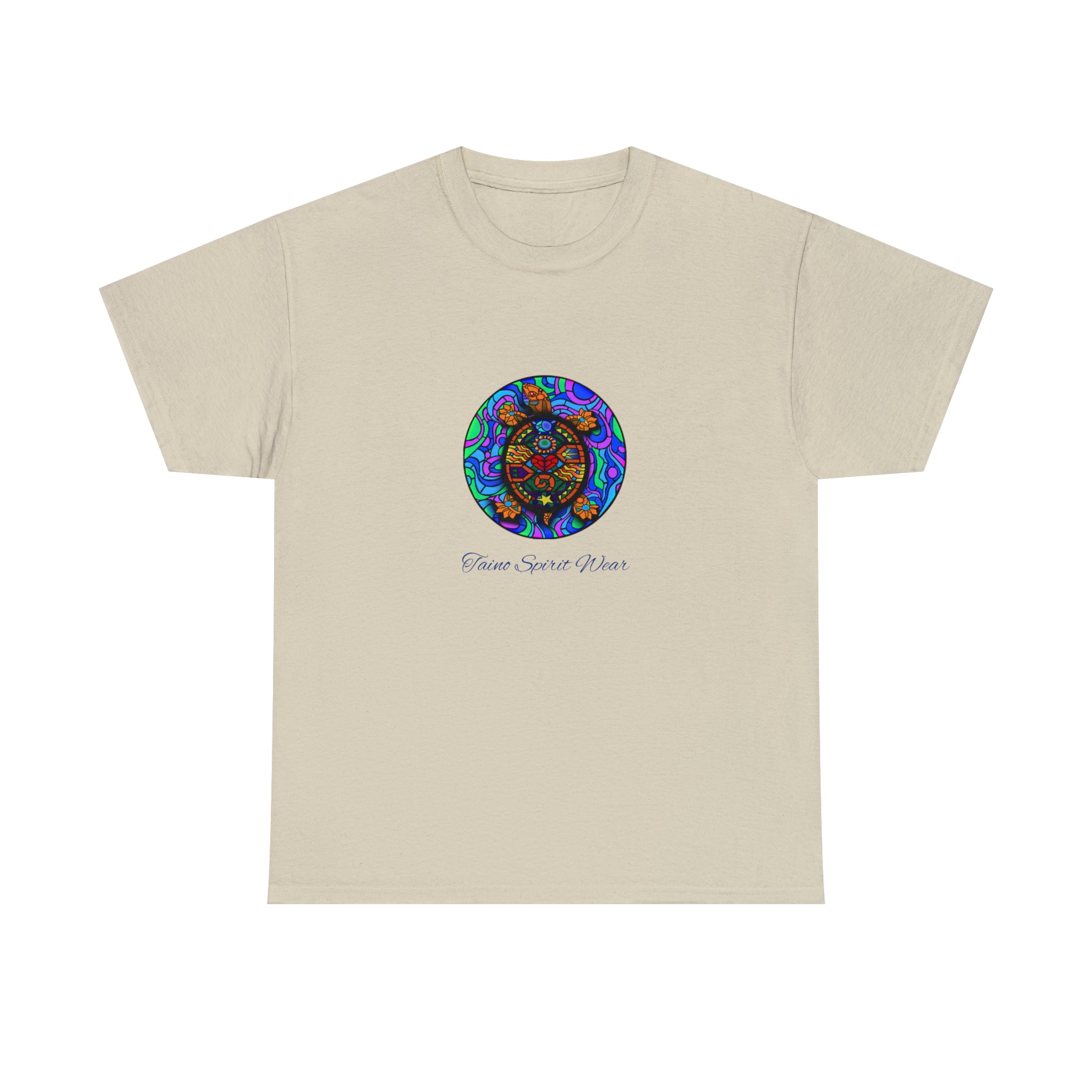 Taino-Inspired Turtle Unisex Heavy Cotton Tee