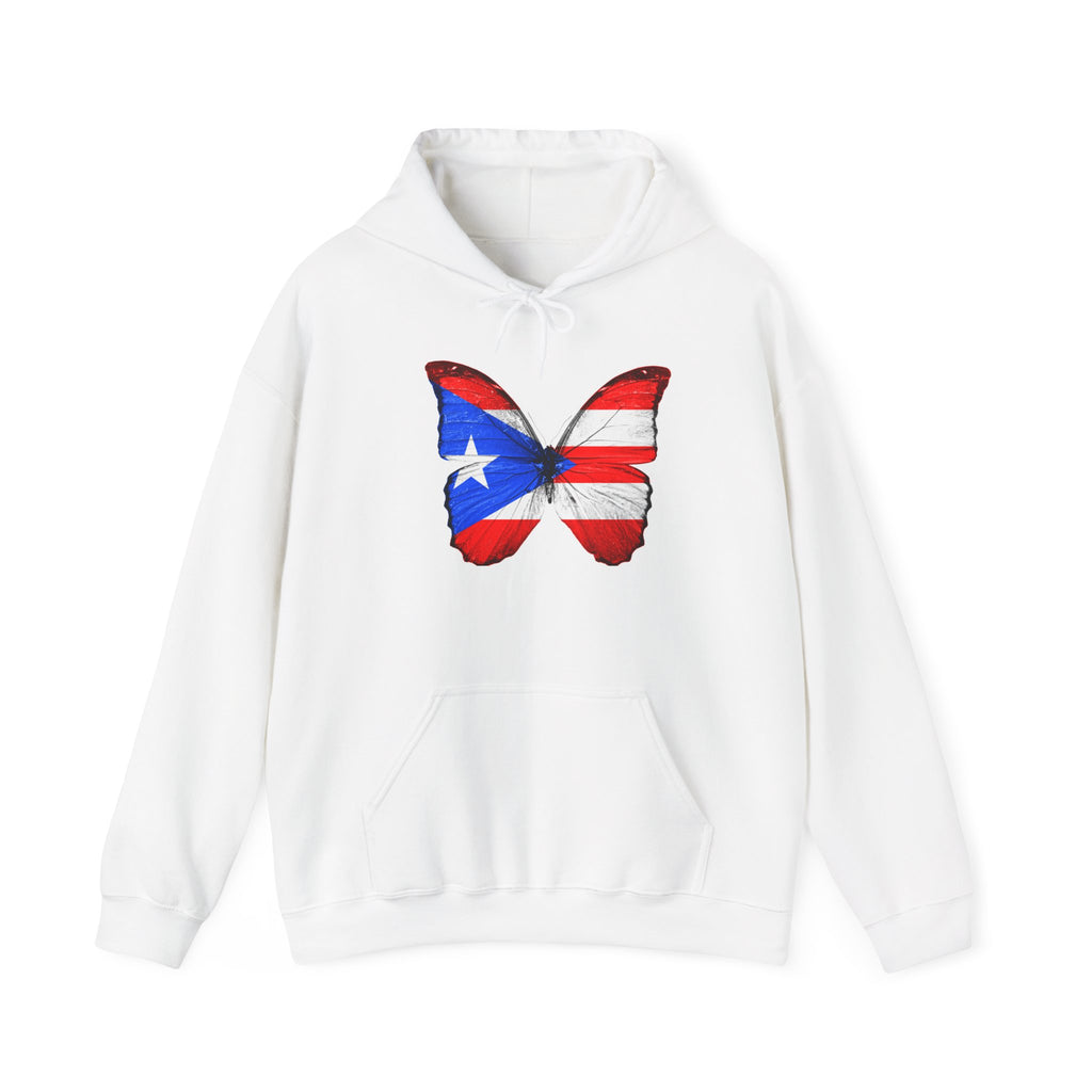 Women's Puerto Rico Flag Butterfly Hoodie