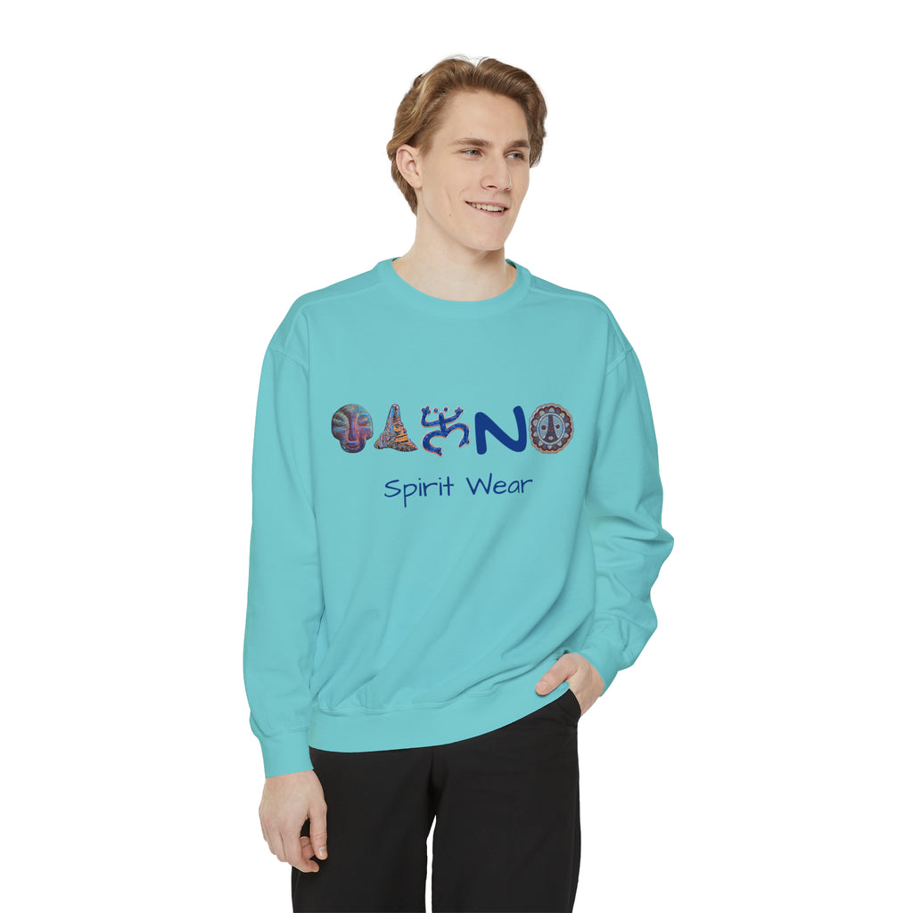 Taino Spirit Wear Symbols Unisex Garment-Dyed Sweatshirt