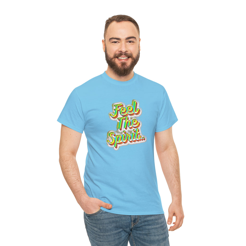 Feel The Spirit Unisex Heavy Cotton Tee