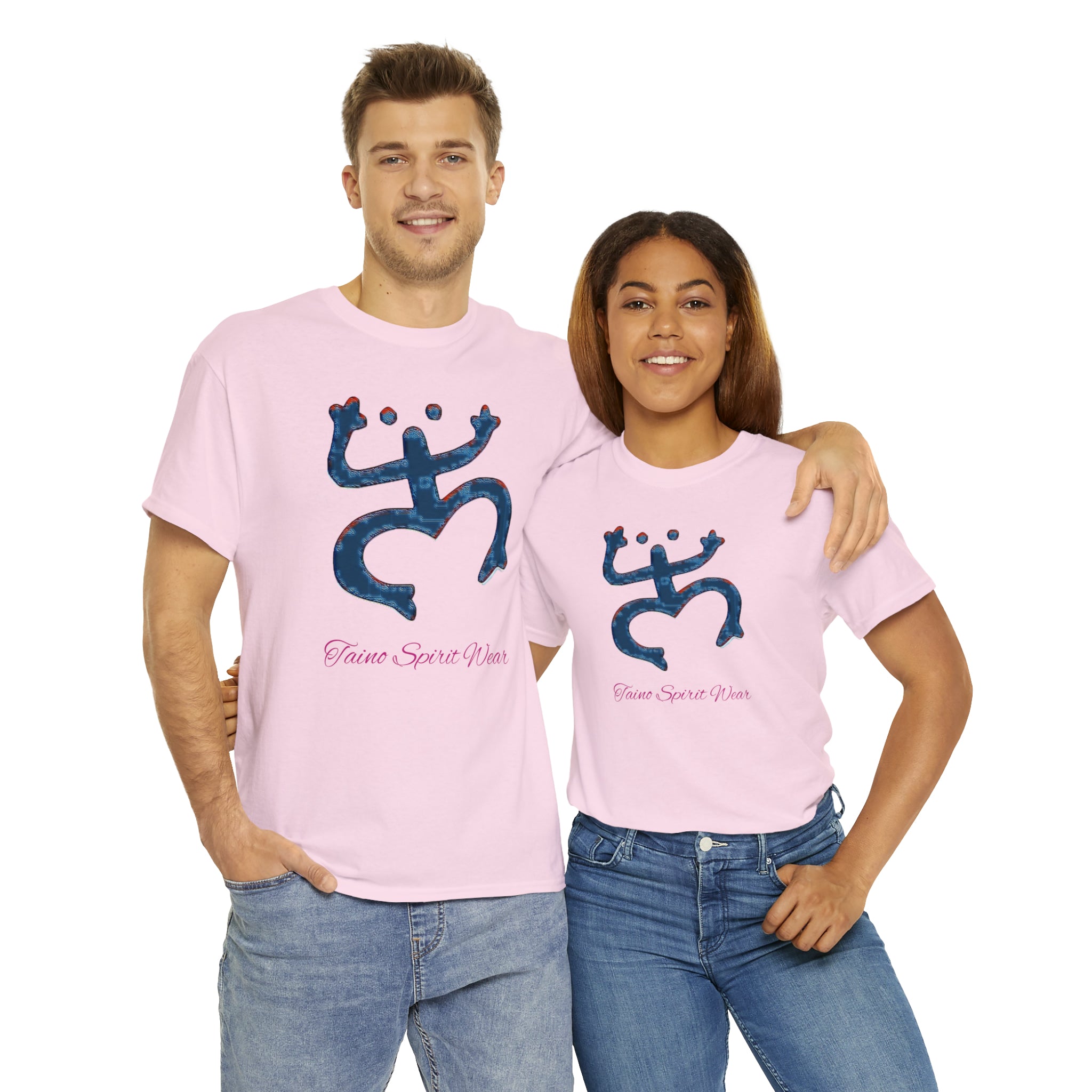 Taino Large Coqui Unisex Heavy Cotton Tee