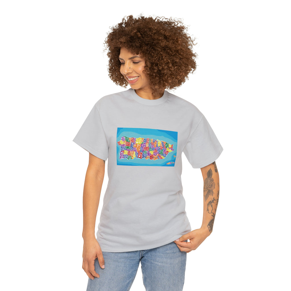 The Island of Puerto Rico Unisex Heavy Cotton Tee