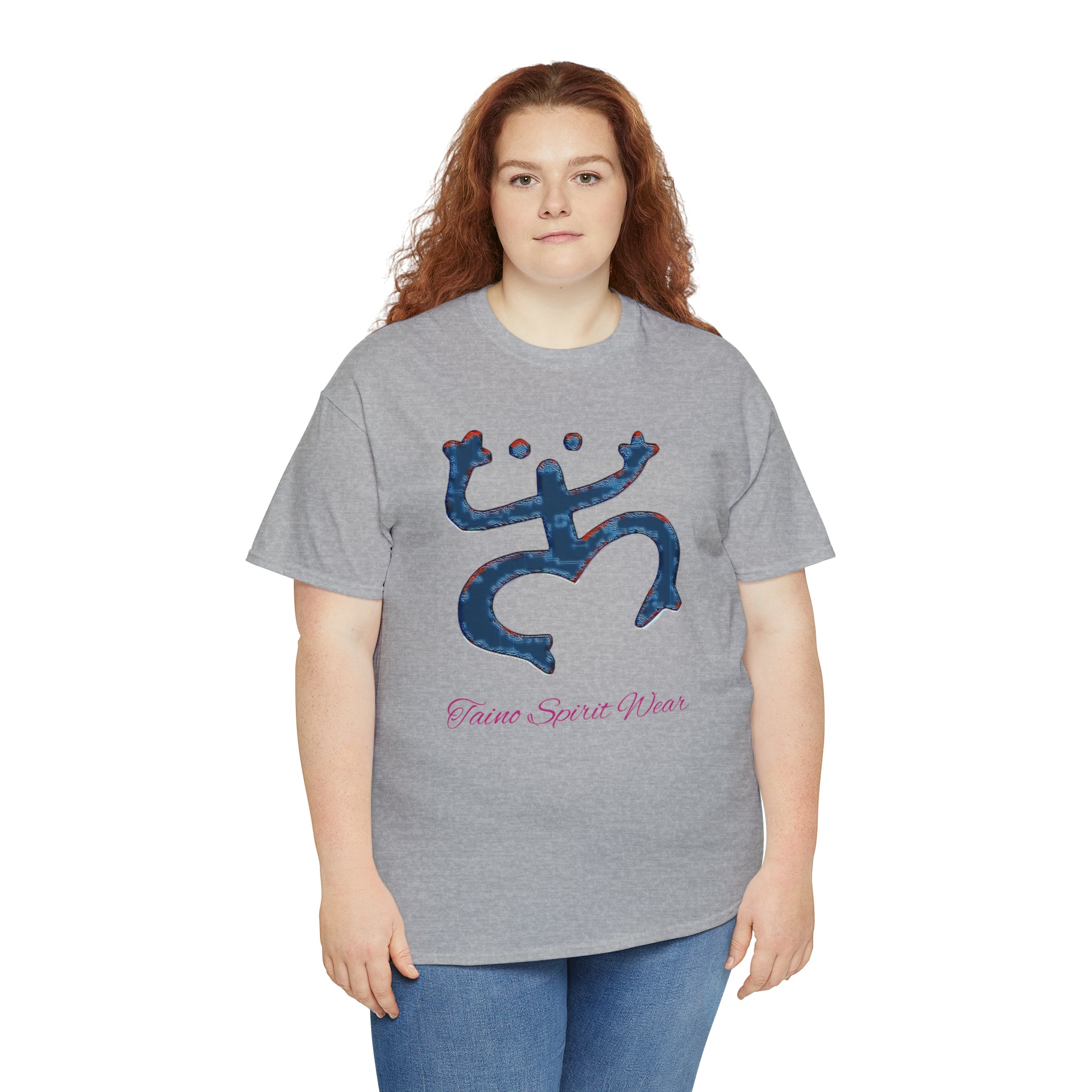Taino Large Coqui Unisex Heavy Cotton Tee