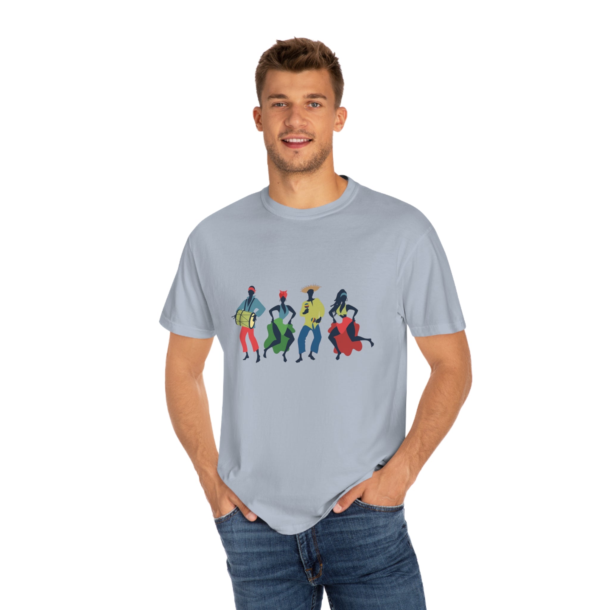 African Dancers Unisex Garment-Dyed T-shirt