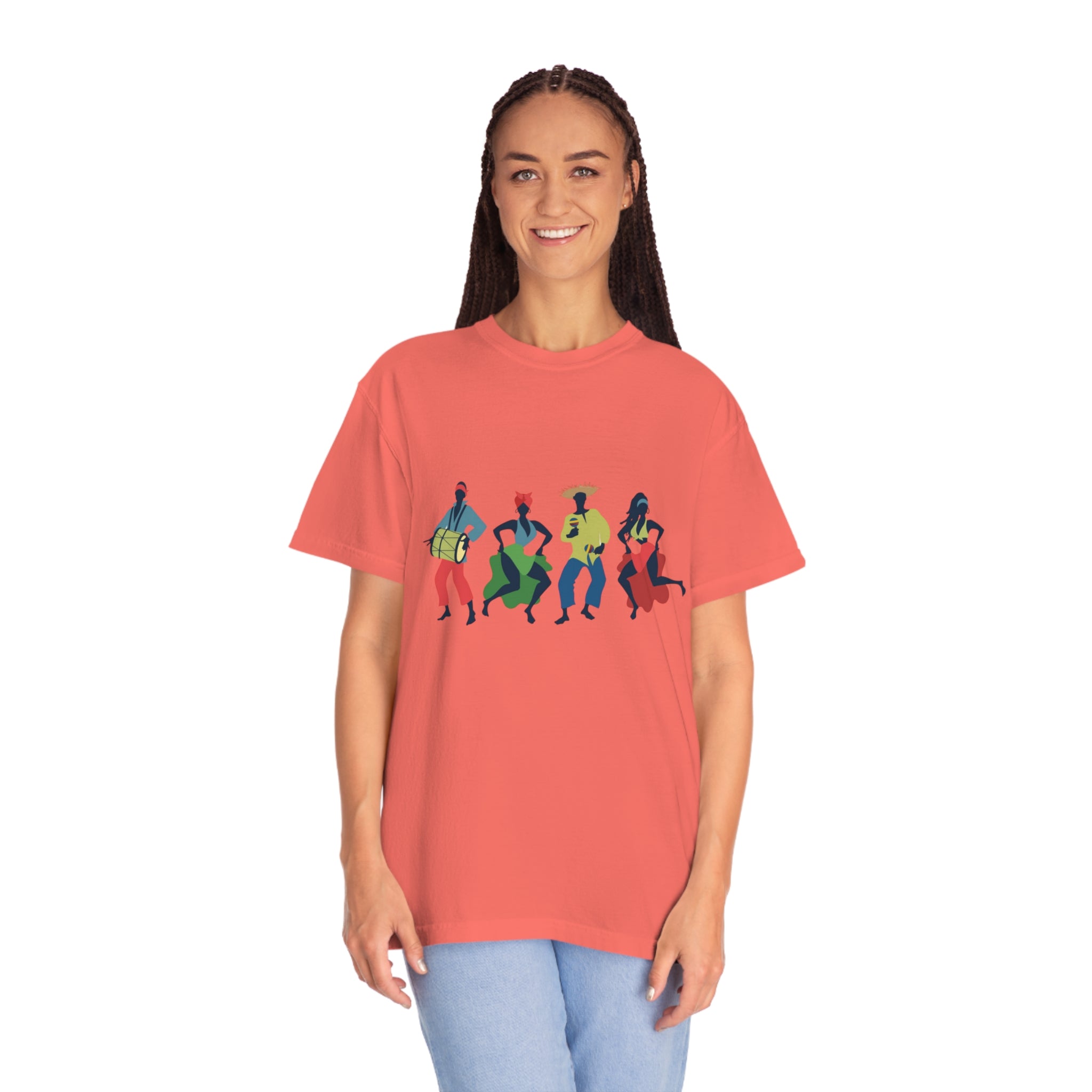 African Dancers Unisex Garment-Dyed T-shirt