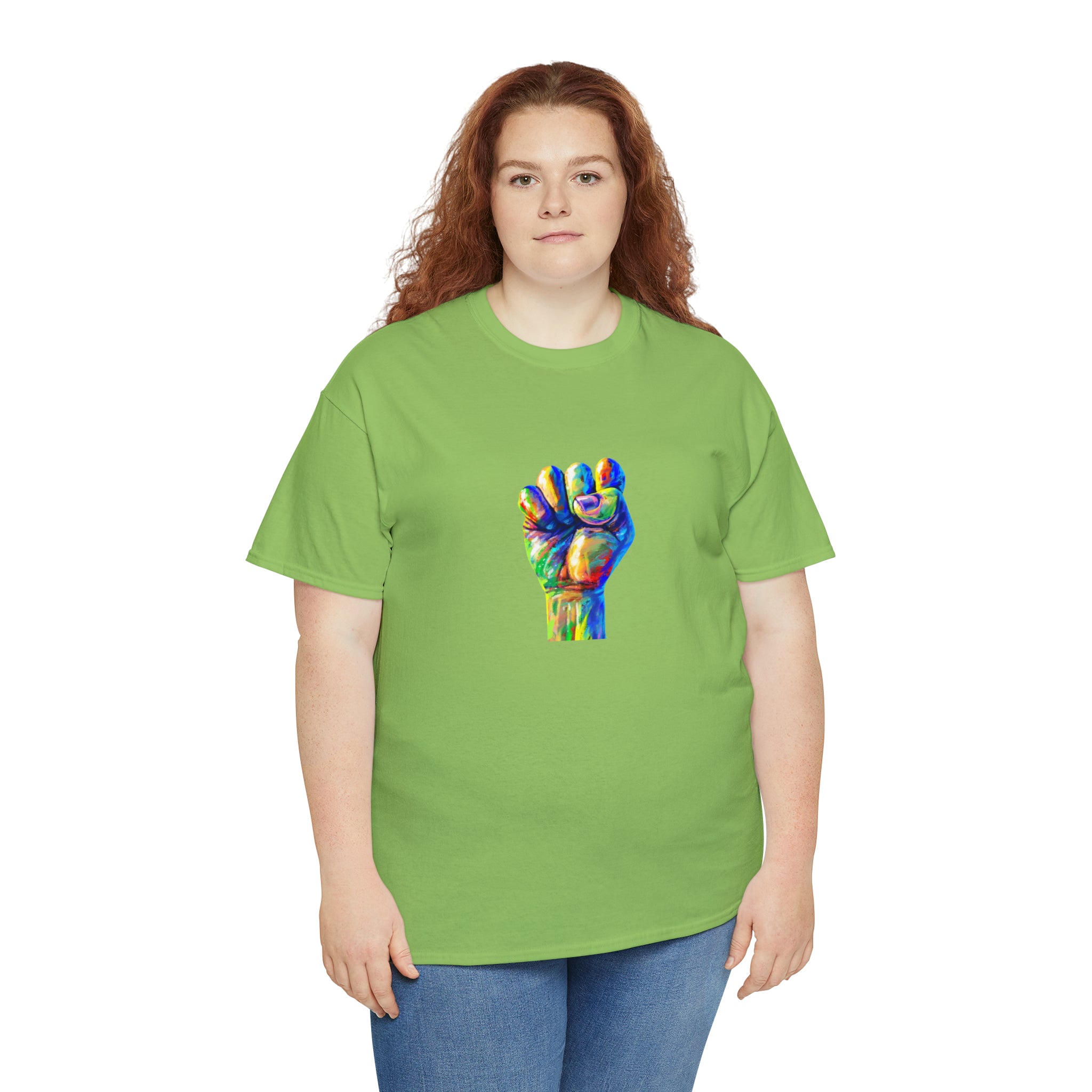 Power to The People Fist Unisex Heavy Cotton Tee