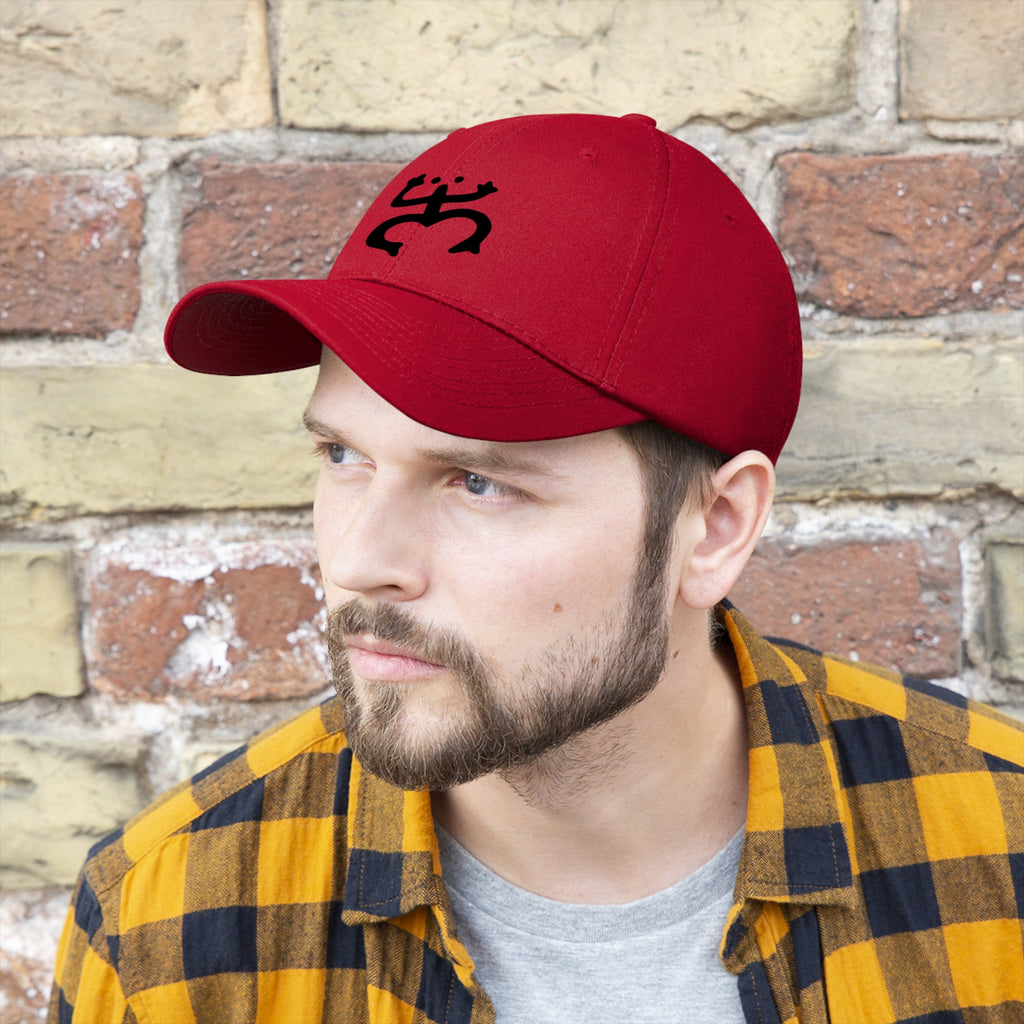 Taino Black Coqui Unisex Twill Hat