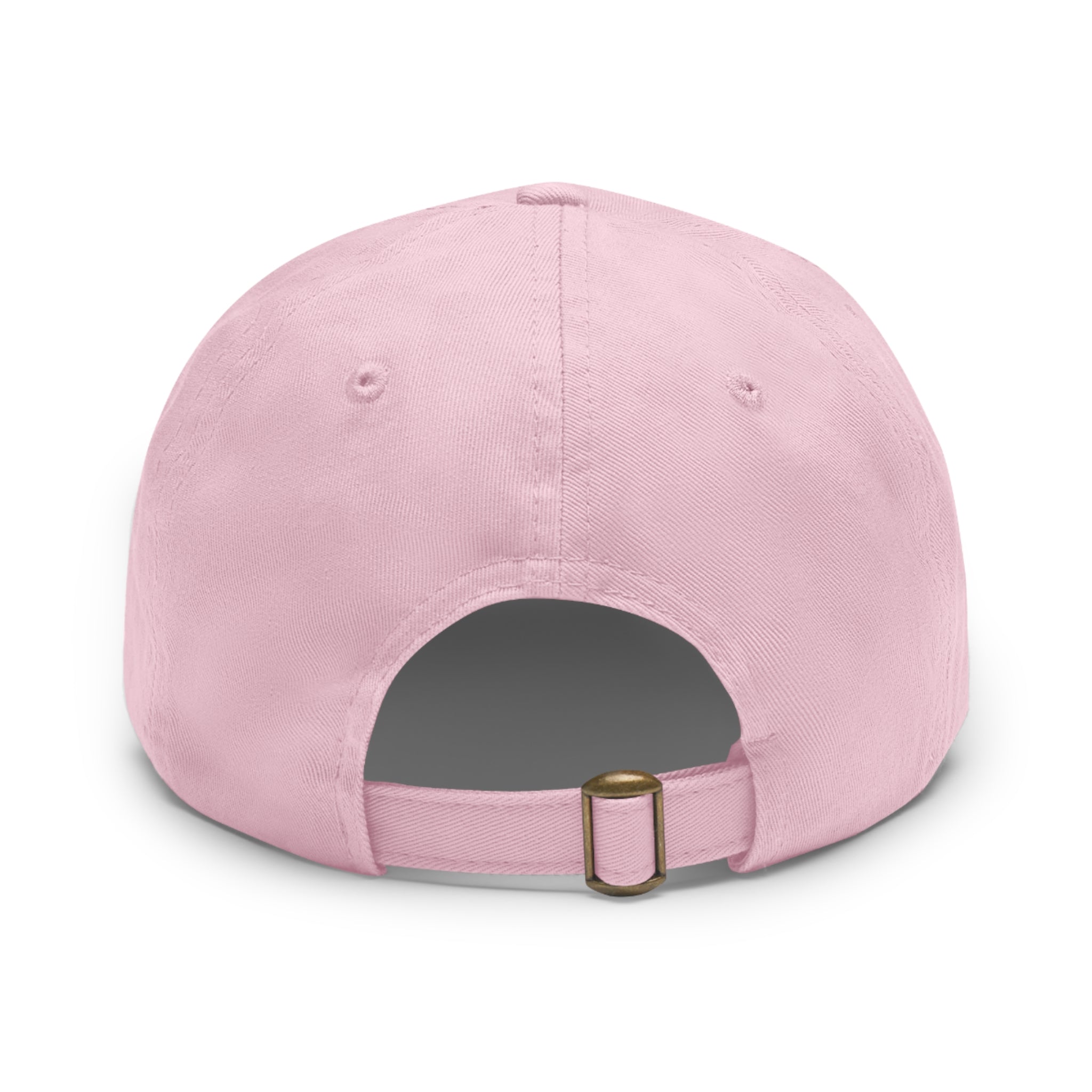 Taino Symbolism Dad Hat with Leather Patch (Round)