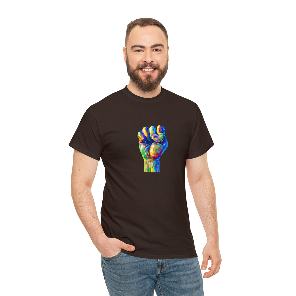Power to The People Fist Unisex Heavy Cotton Tee