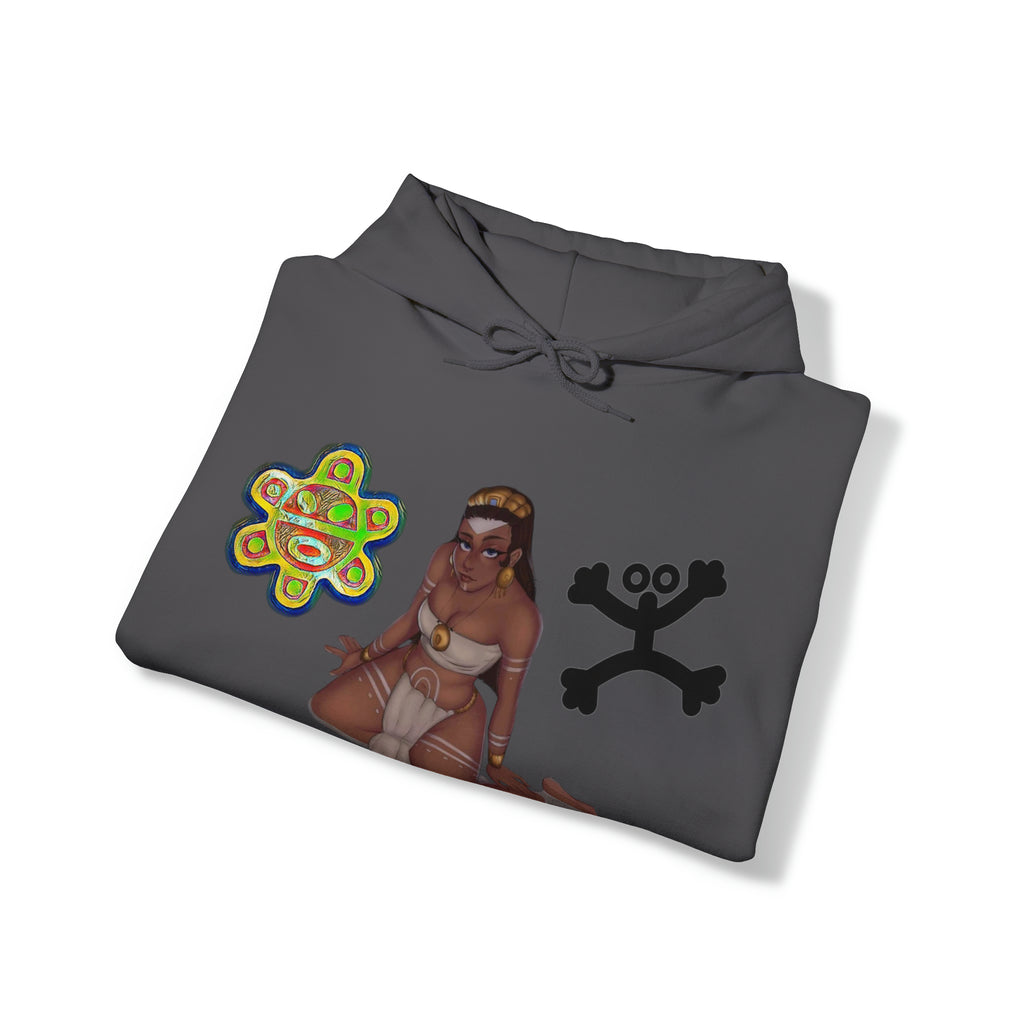 Taino Sun/Coqui/ Woman Warrior Unisex Heavy Blend™ Hooded Sweatshirt