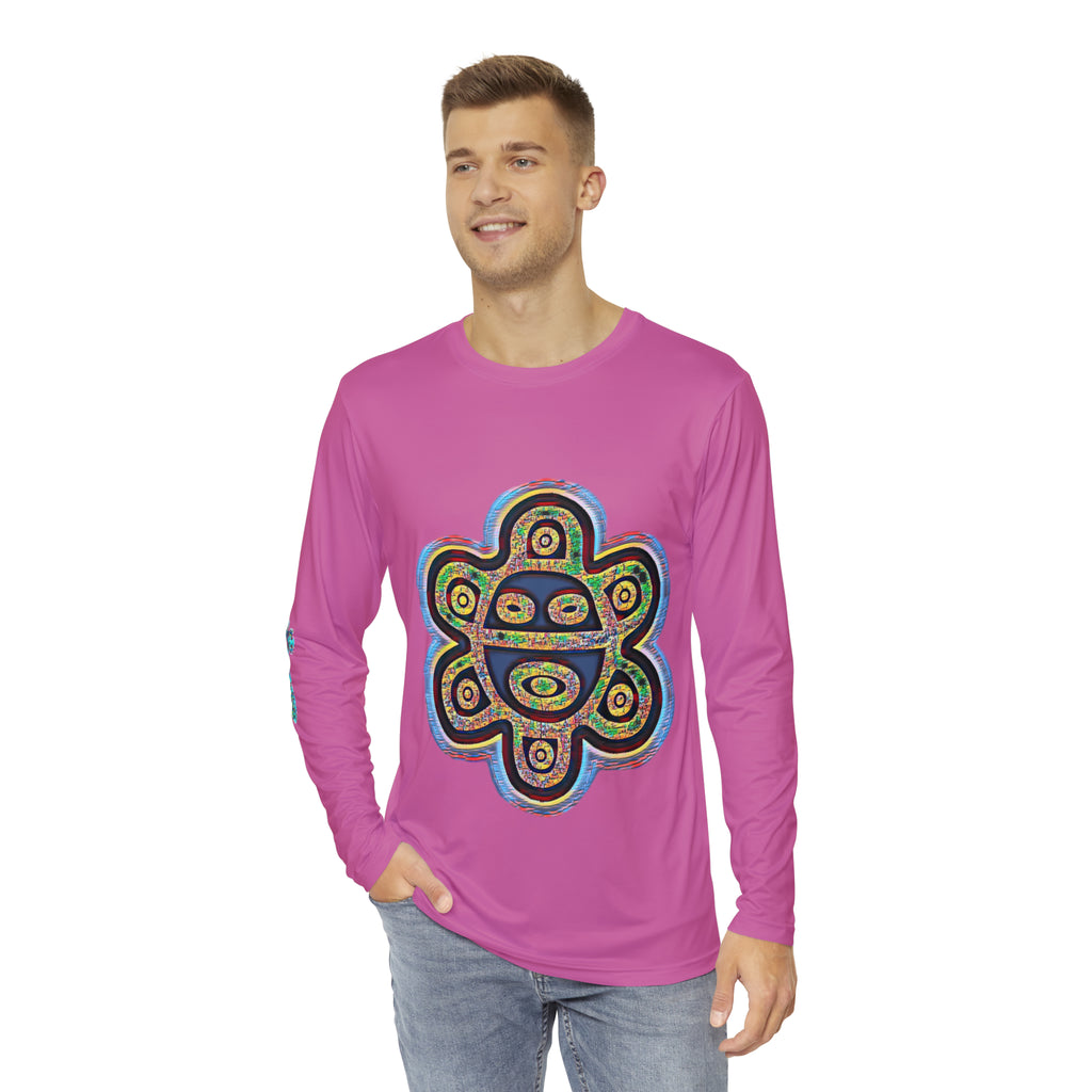 Taino Sun Men's Long Sleeve Shirt (AOP)