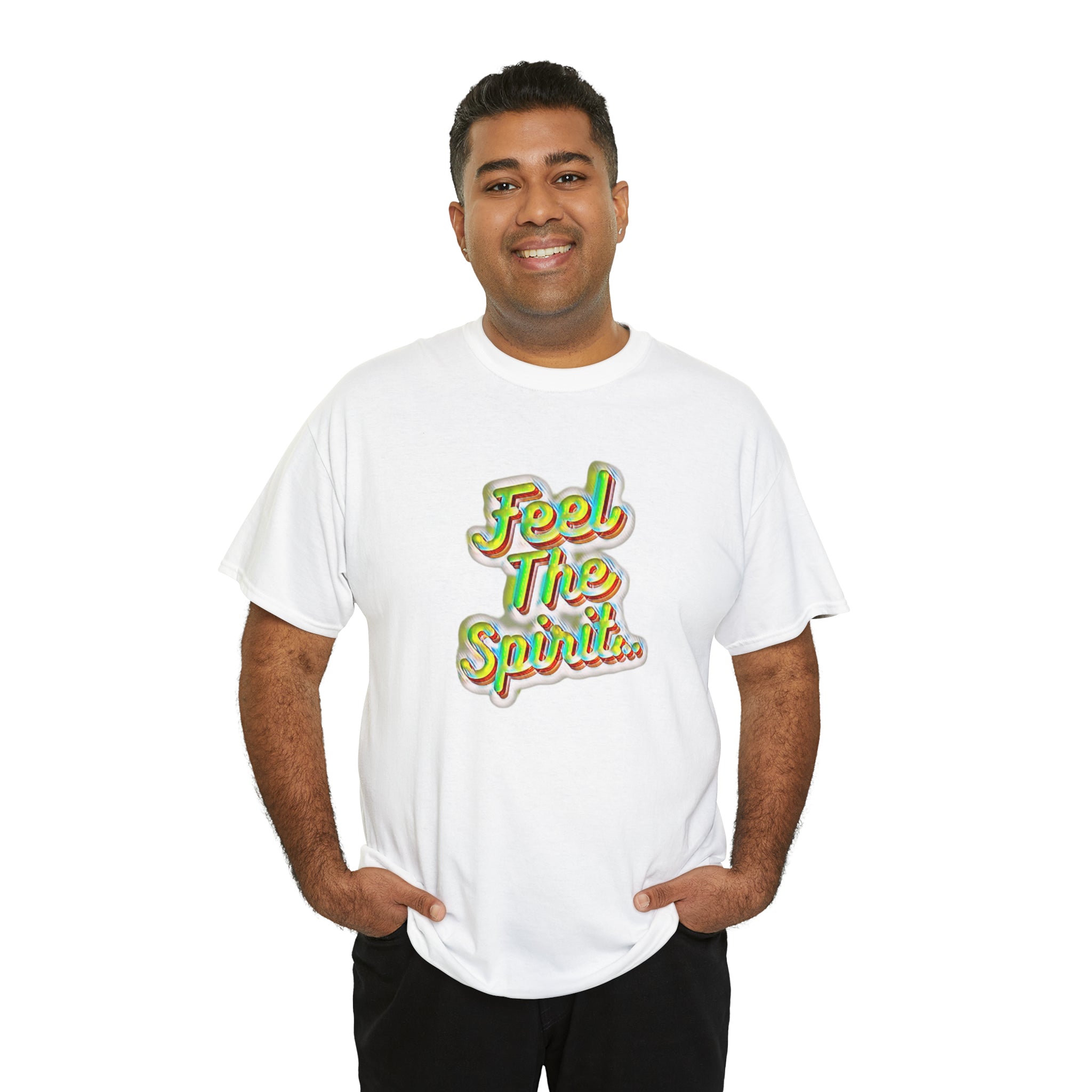 Feel The Spirit Unisex Heavy Cotton Tee