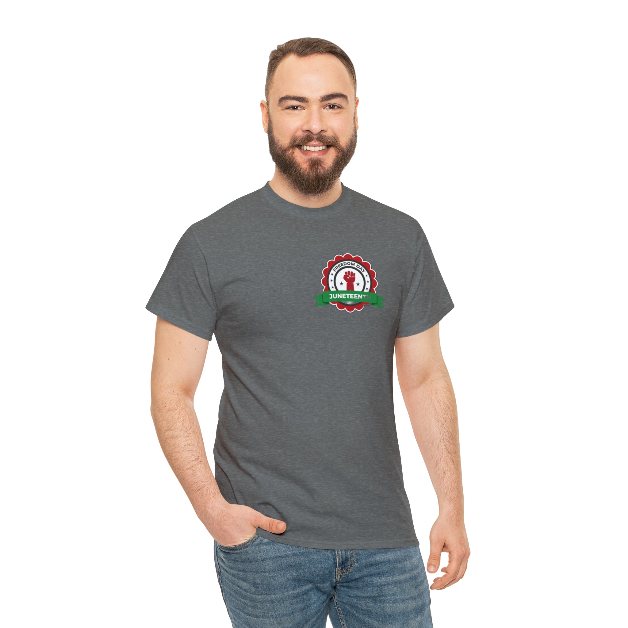 Juneteenth Freedom Day Unisex Heavy Cotton Tee