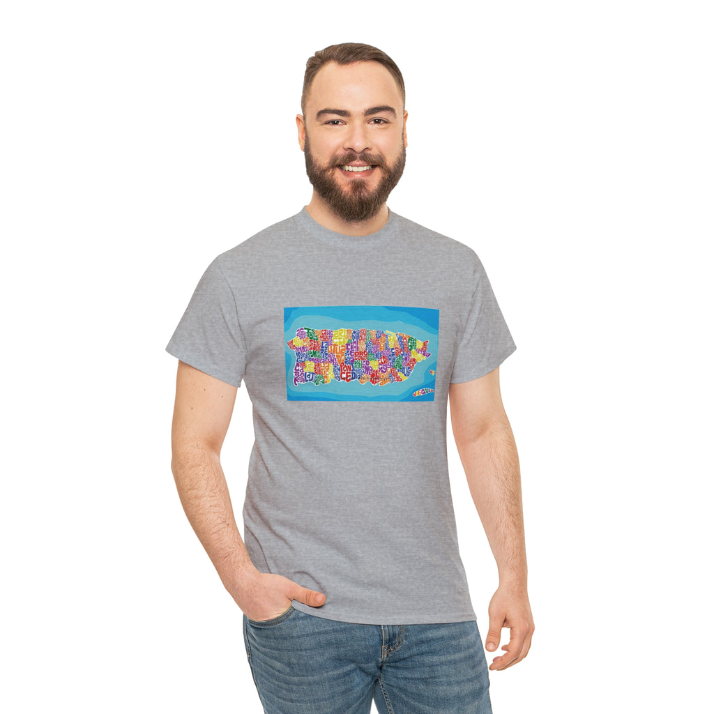 The Island of Puerto Rico Unisex Heavy Cotton Tee