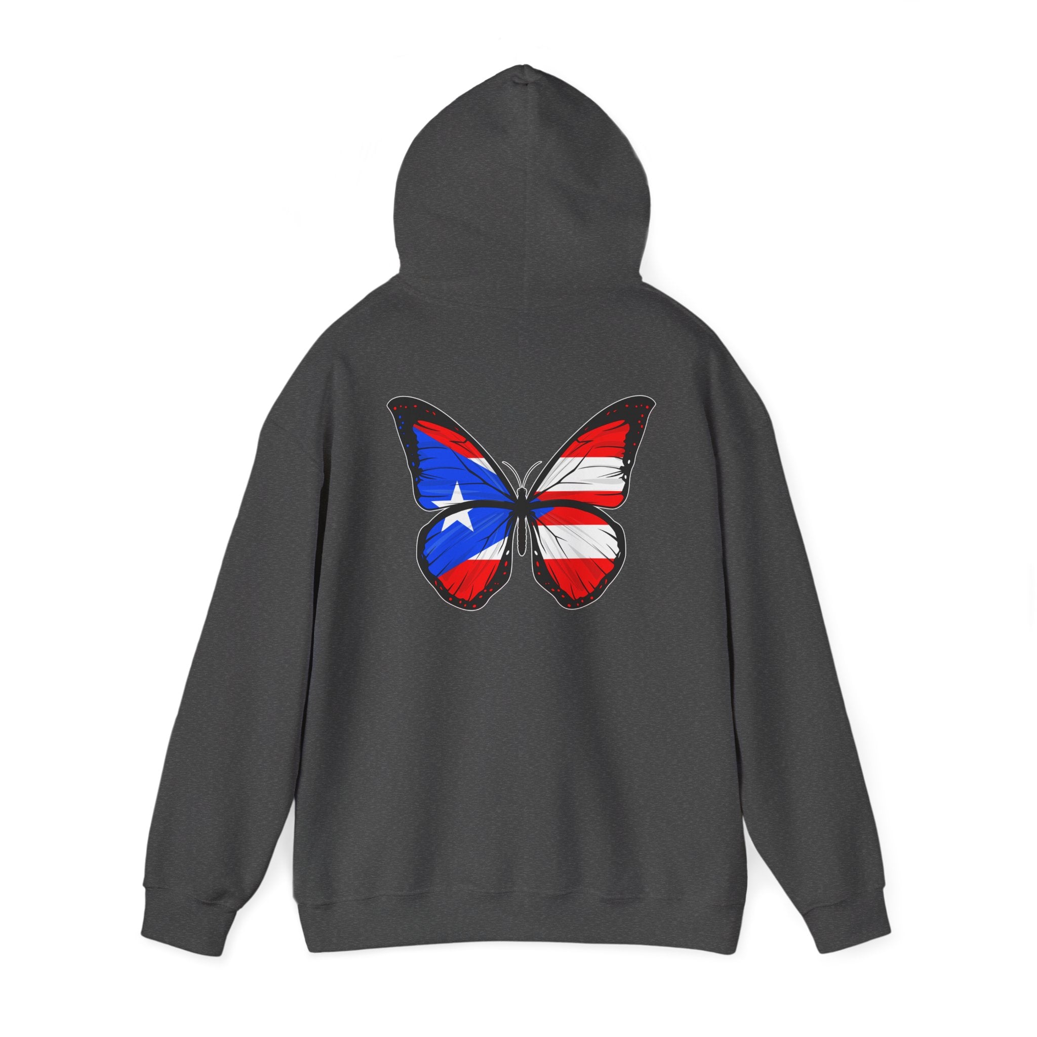 Women's Puerto Rico Flag Butterfly Hoodie