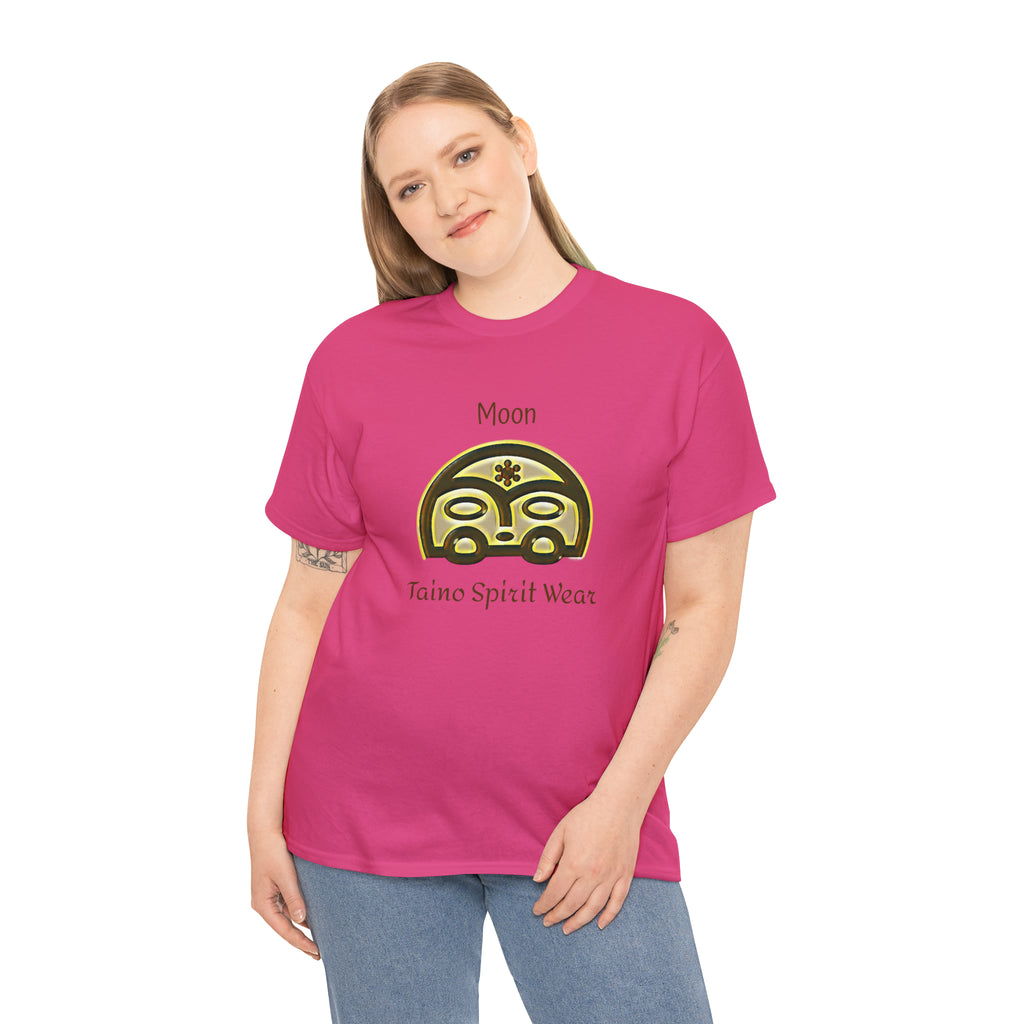 Taino Moon/ Puerto Rican Coqui Unisex Heavy Cotton Tee