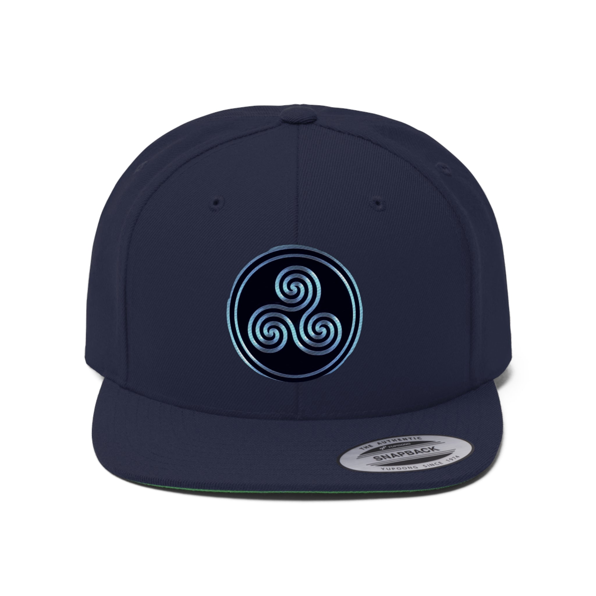 Taino Dark Hurricane Unisex Flat Bill Hat