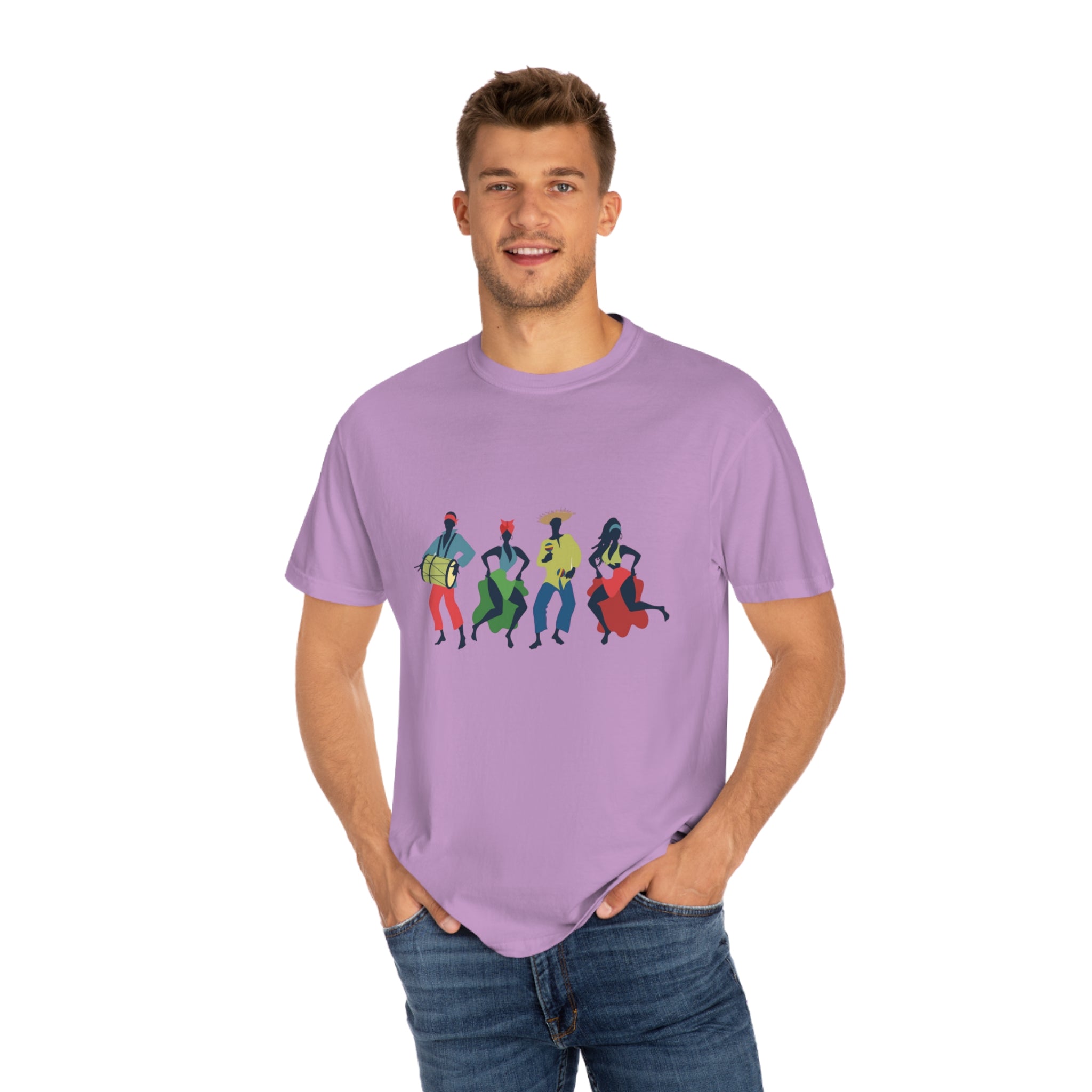 African Dancers Unisex Garment-Dyed T-shirt