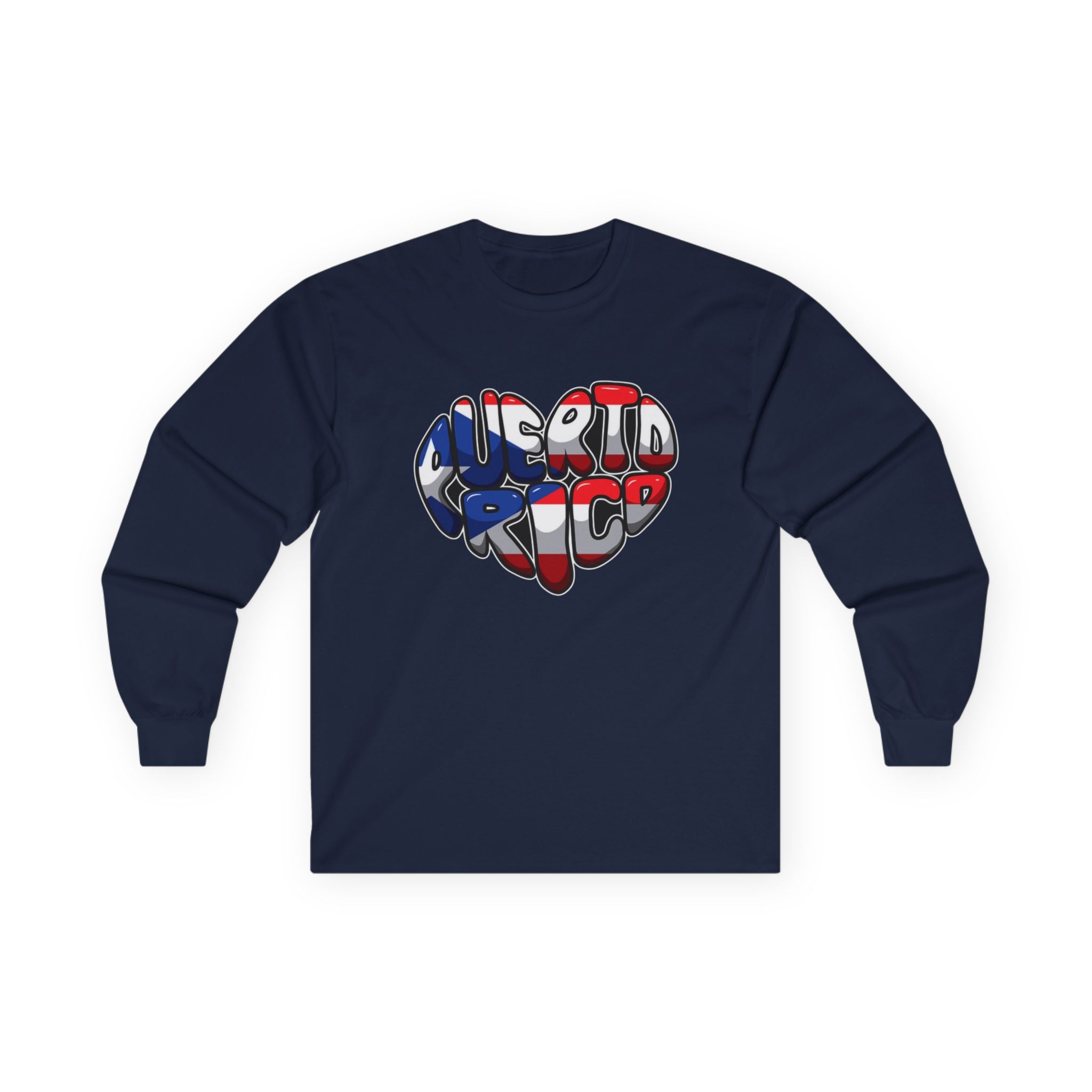 I Heart Puerto Rico/ Jibaro PR Flag Coqui Unisex Ultra Cotton Long Sleeve Tee