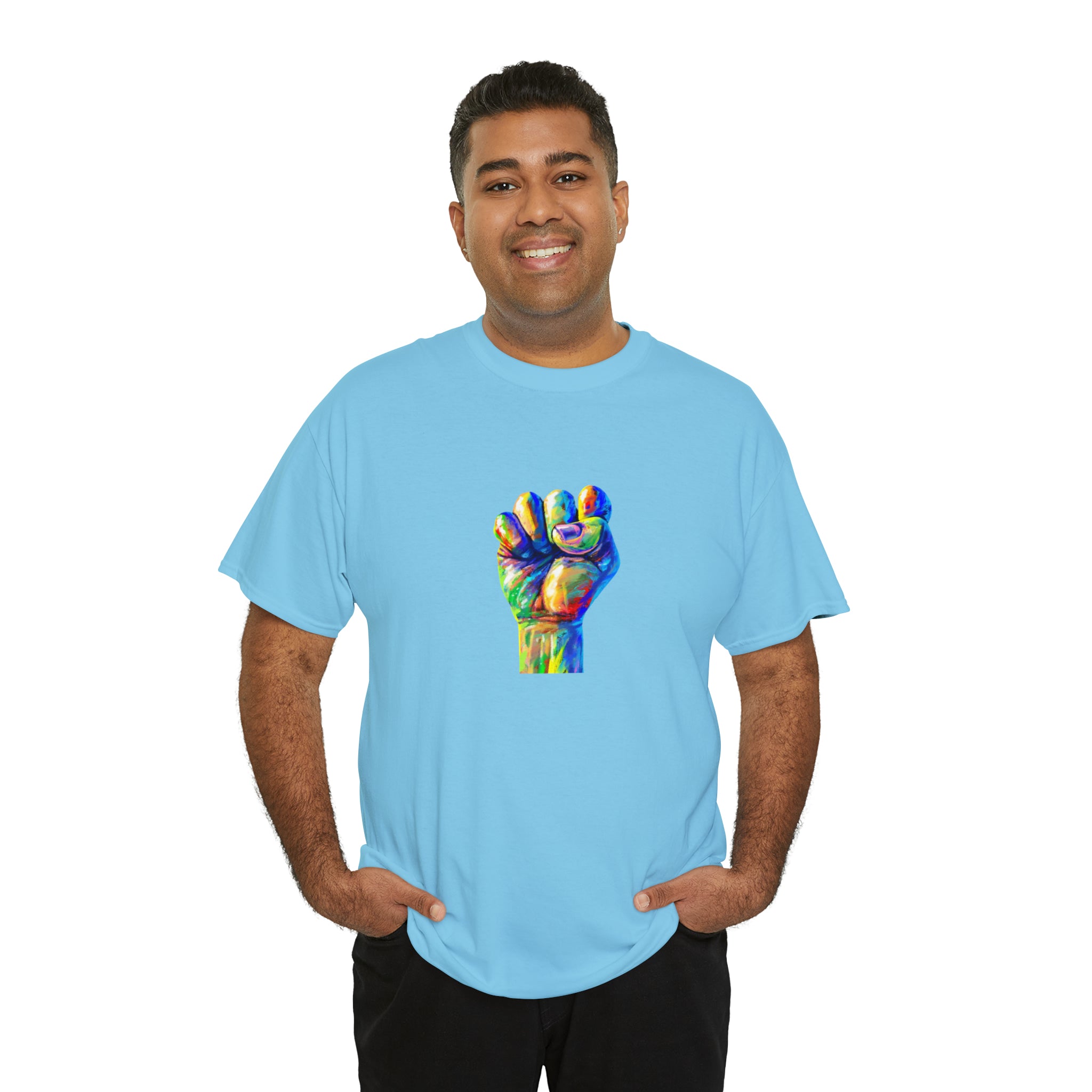 Power to The People Fist Unisex Heavy Cotton Tee