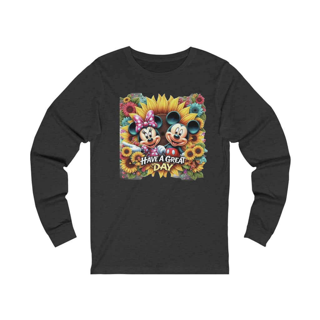 Mickie and Minnie Have a Great Day Unisex Jersey Long Sleeve Tee