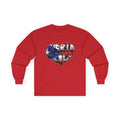 I Heart Puerto Rico/ Jibaro PR Flag Coqui Unisex Ultra Cotton Long Sleeve Tee