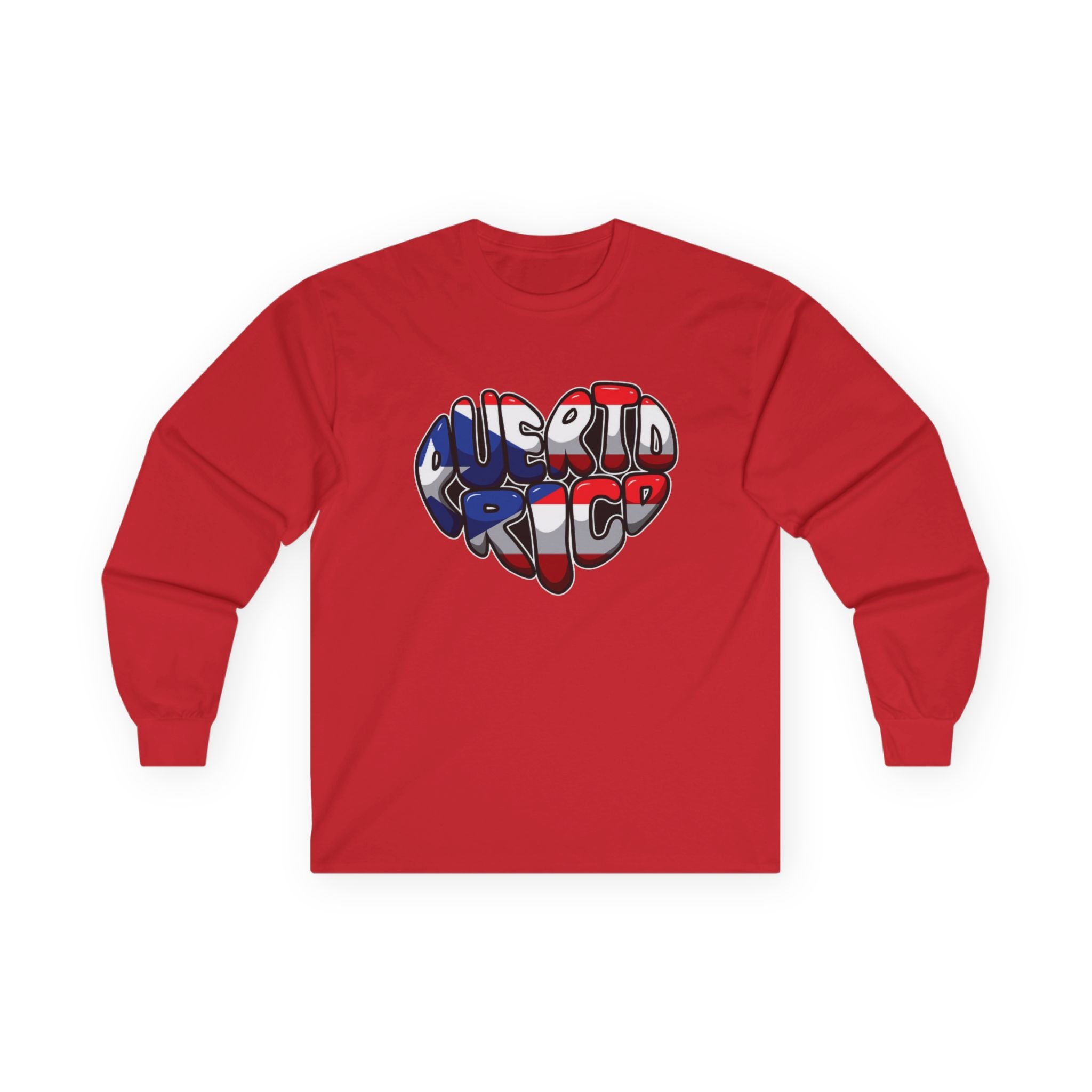 I Heart Puerto Rico/ Jibaro PR Flag Coqui Unisex Ultra Cotton Long Sleeve Tee