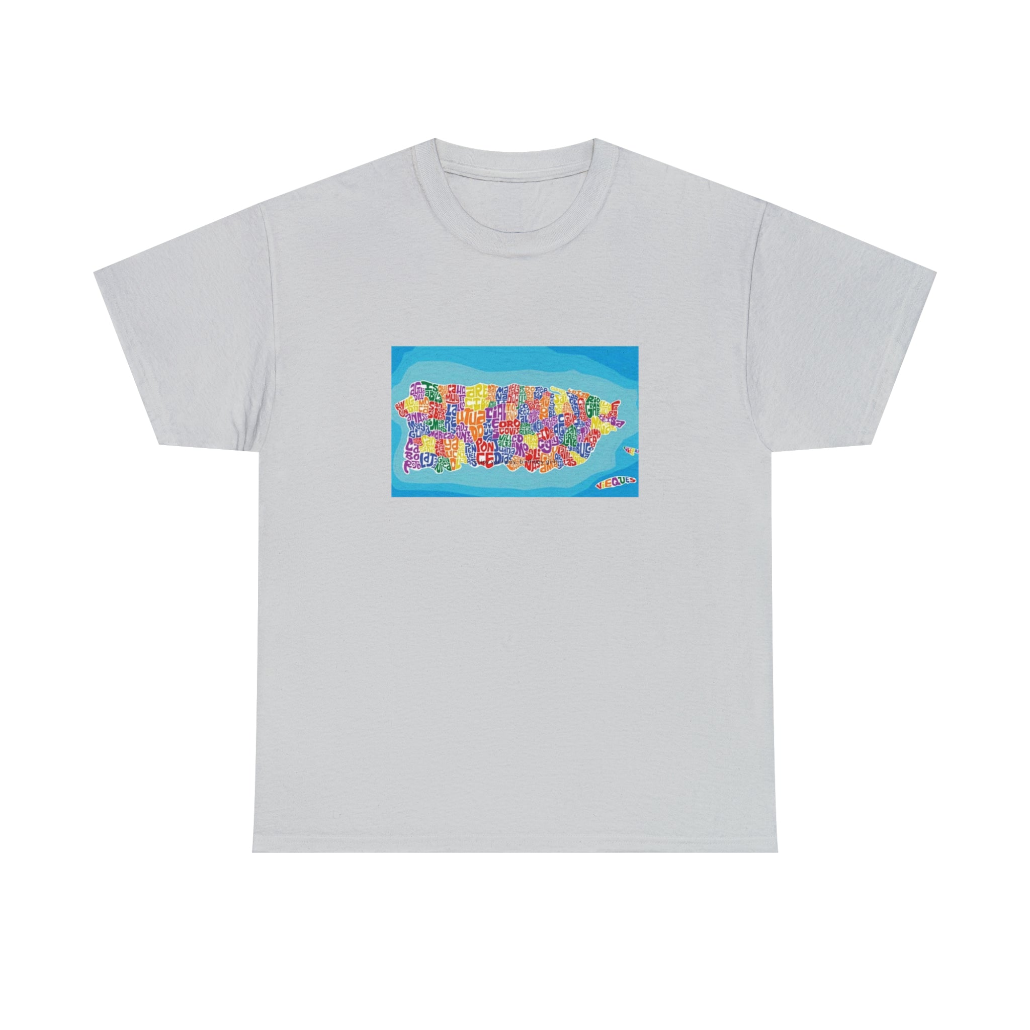 The Island of Puerto Rico Unisex Heavy Cotton Tee
