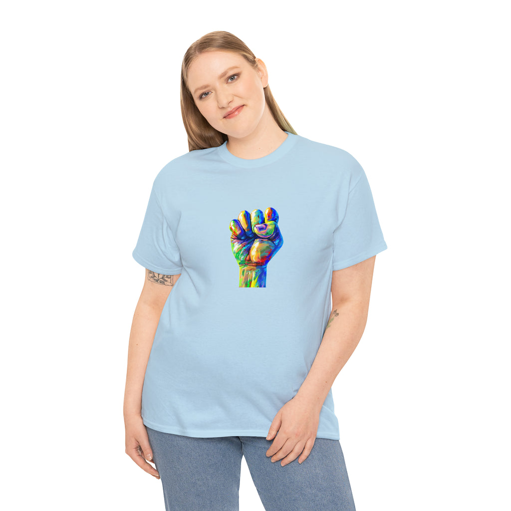 Power to The People Fist Unisex Heavy Cotton Tee