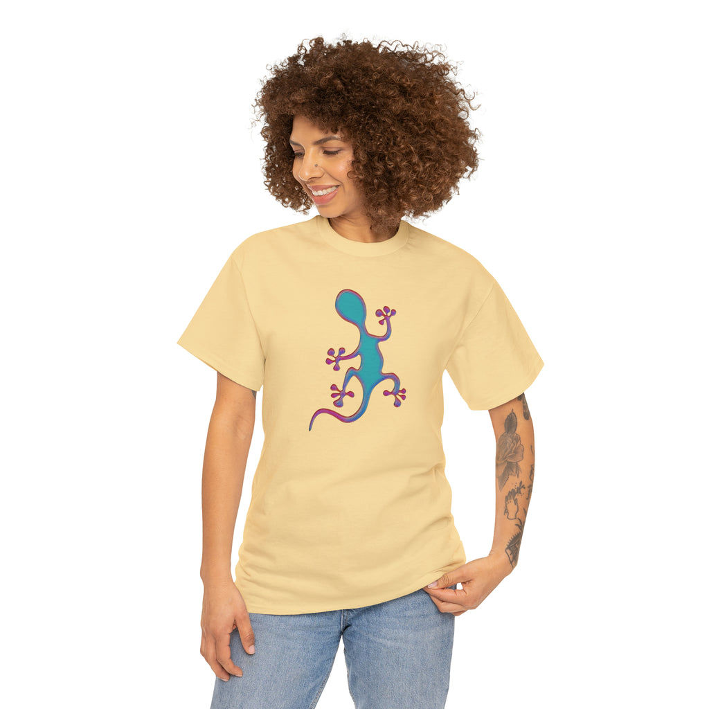 Taino-Inspired Salamander 2 Unisex Heavy Cotton Tee