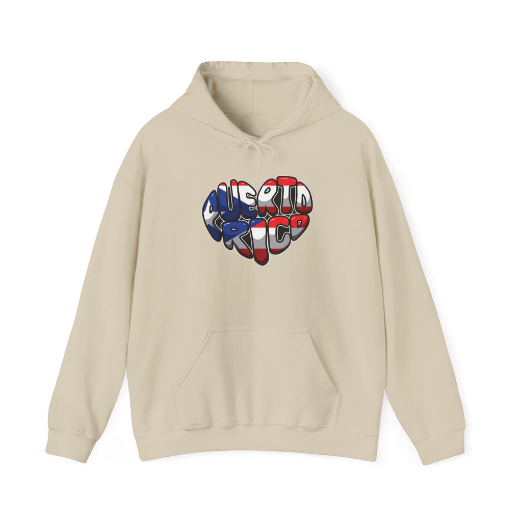 Puerto Rico Flag Heart & Frog Hoodie – Puerto Rican Pride Sweatshirt