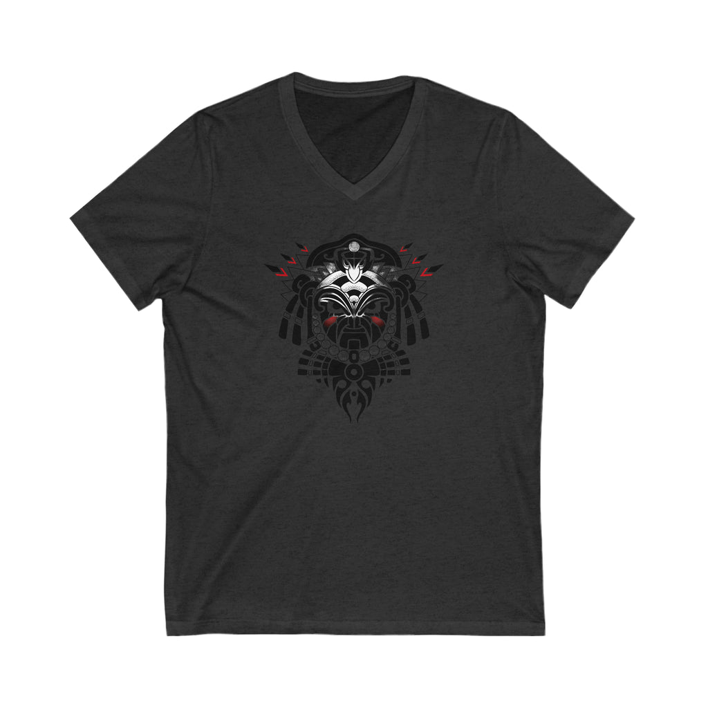 Tribal Warrior Unisex Jersey Short Sleeve V-Neck Tee