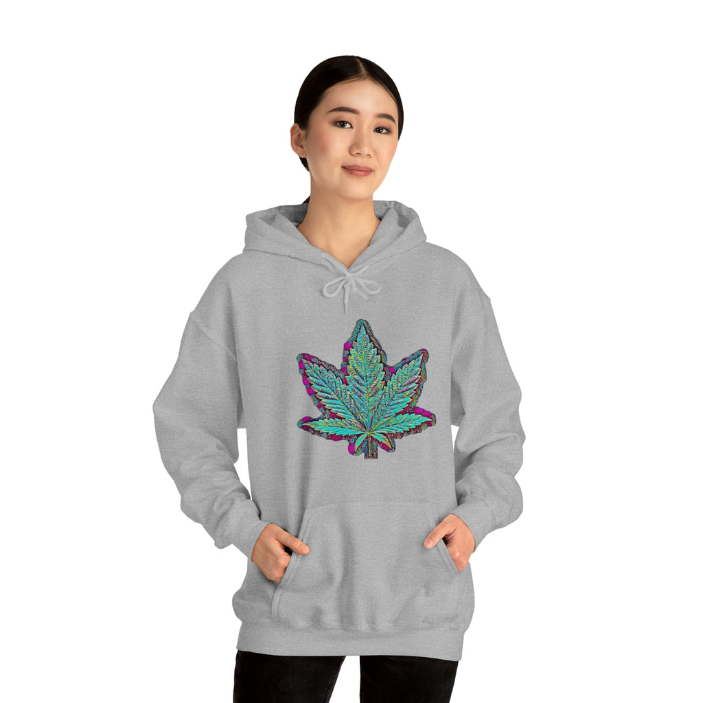 The Five Finger Leaf Unisex Heavy Blend™ Hooded Sweatshirt