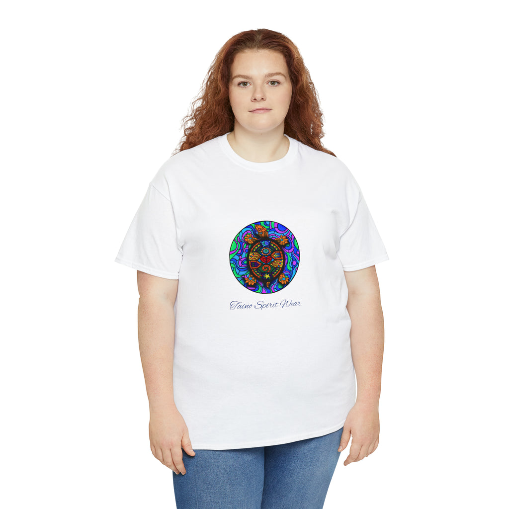 Taino-Inspired Turtle Unisex Heavy Cotton Tee