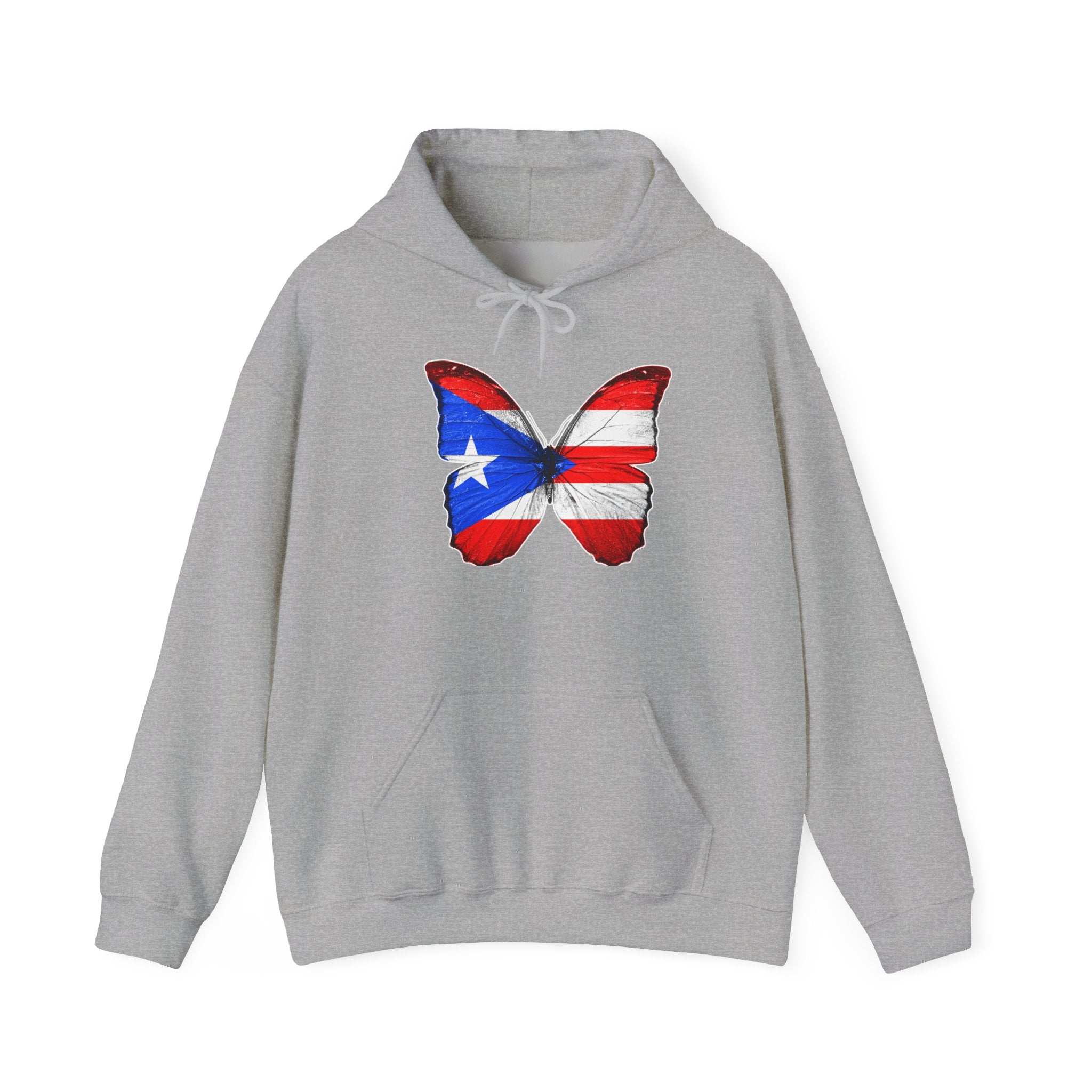 Women's Puerto Rico Flag Butterfly Hoodie
