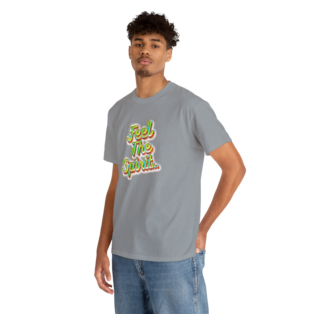 Feel The Spirit Unisex Heavy Cotton Tee