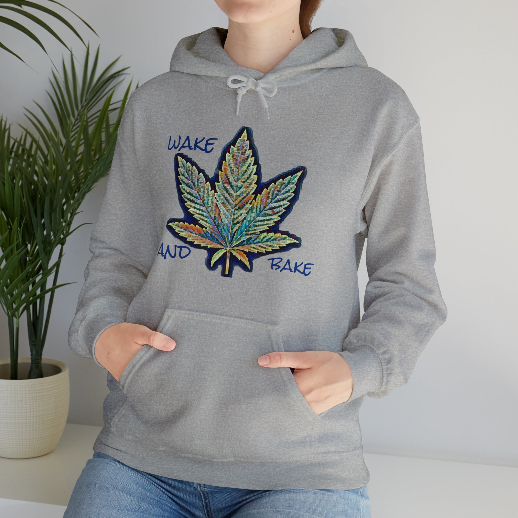 The Five Finger Leaf 2 Unisex Heavy Blend™ Hooded Sweatshirt
