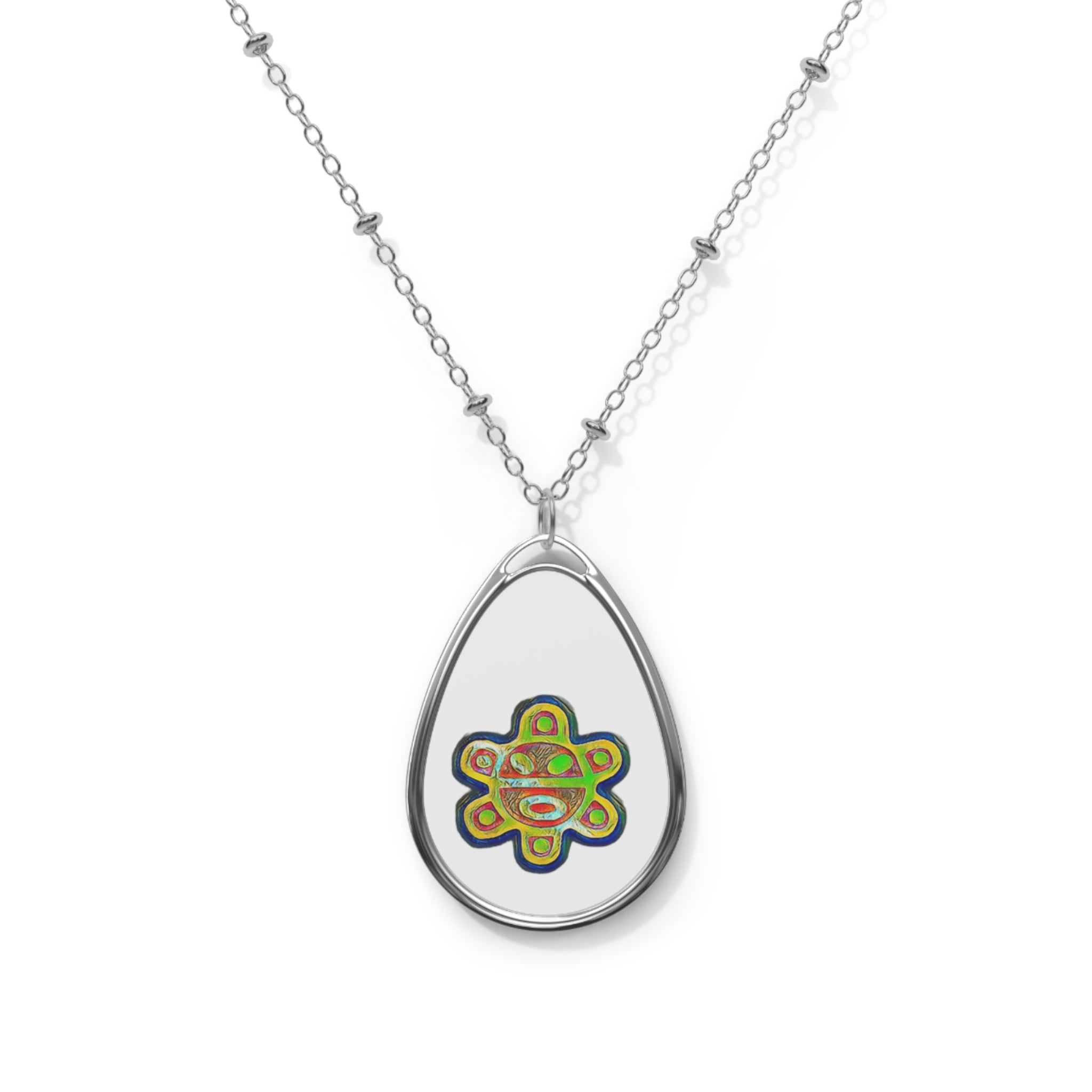 Taino Sun Oval Necklace