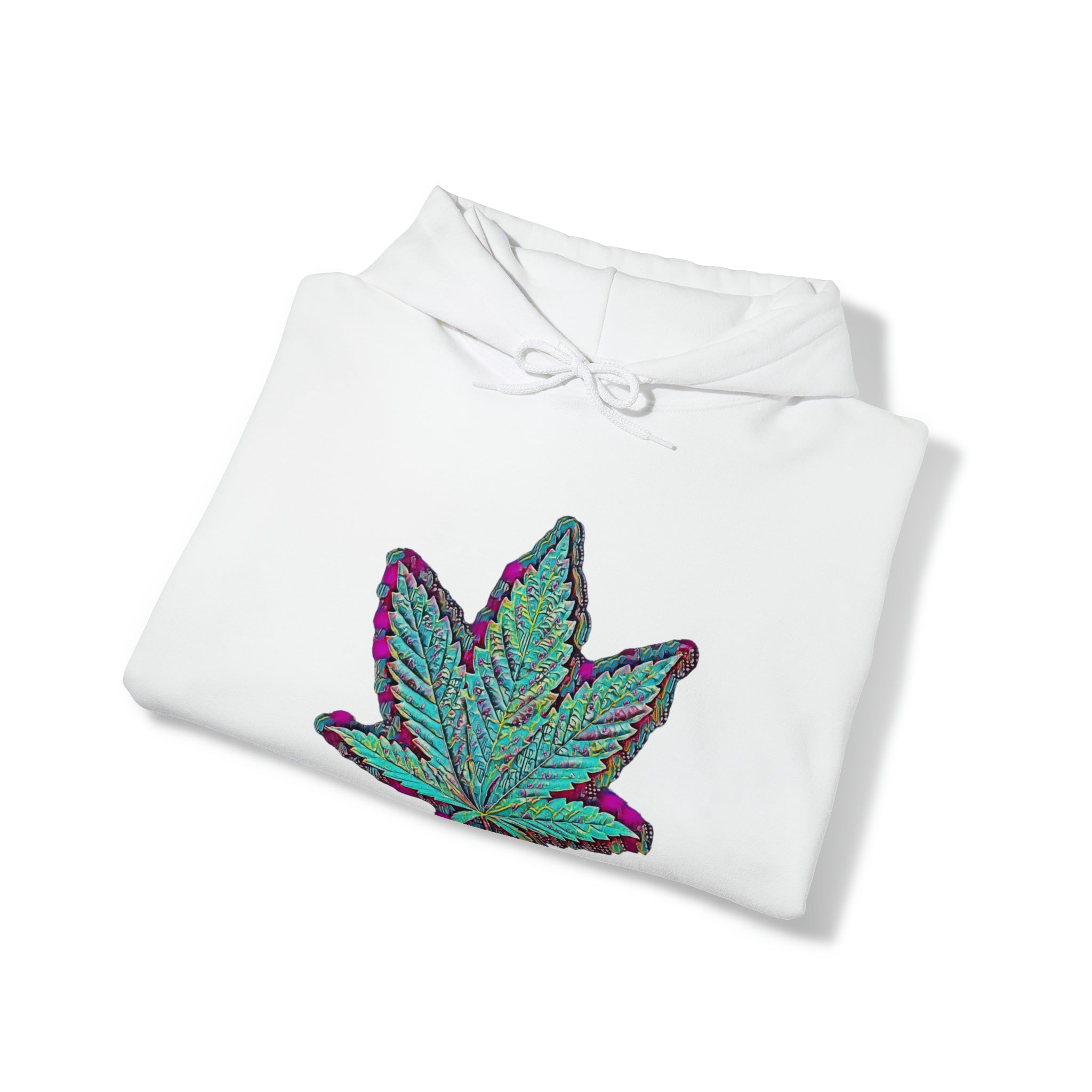 The Five Finger Leaf Unisex Heavy Blend™ Hooded Sweatshirt