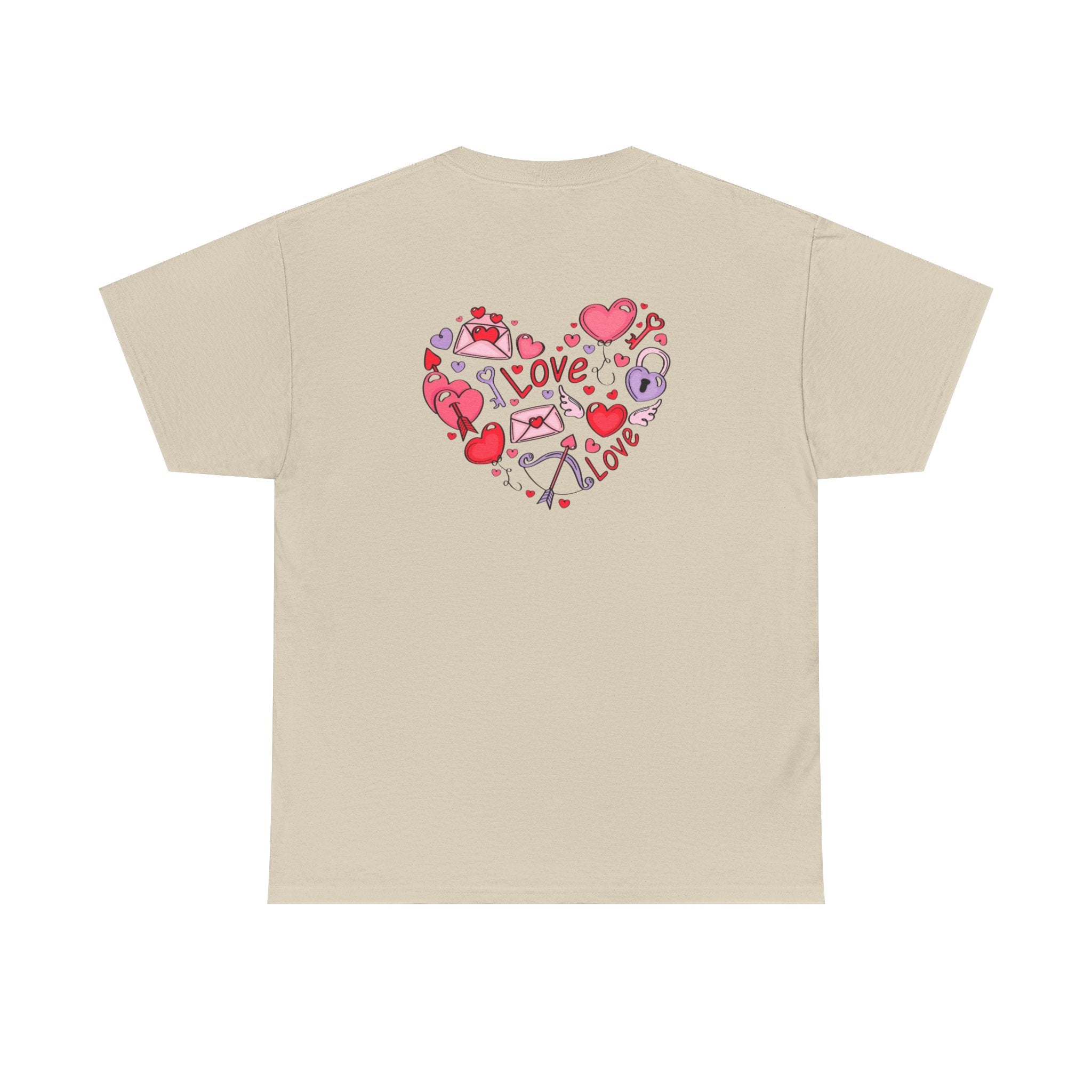 Valentine's Day Love Heart Graphic Tee – Valentine’s Day Romantic Shirt