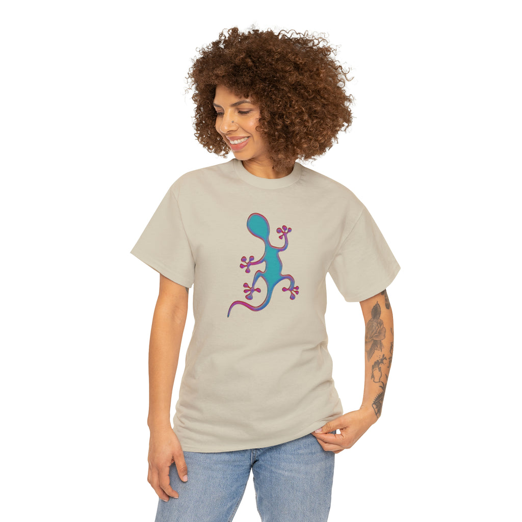 Taino-Inspired Salamander 2 Unisex Heavy Cotton Tee