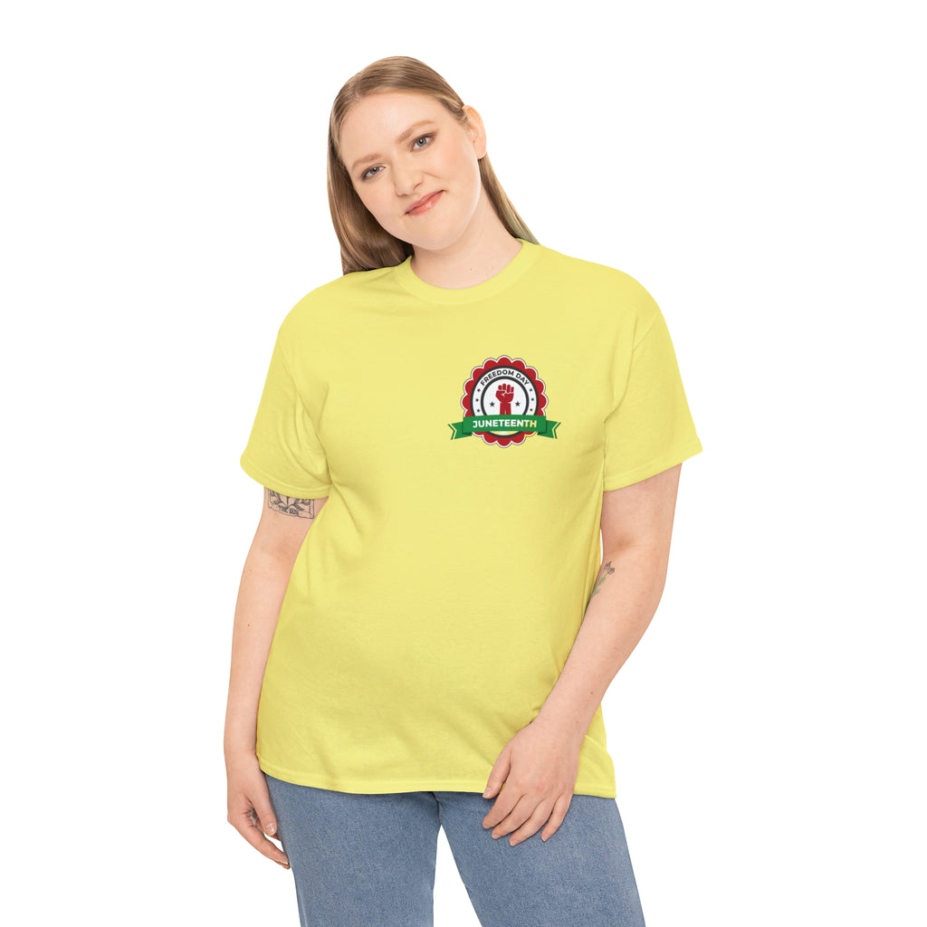 Juneteenth Freedom Day Unisex Heavy Cotton Tee