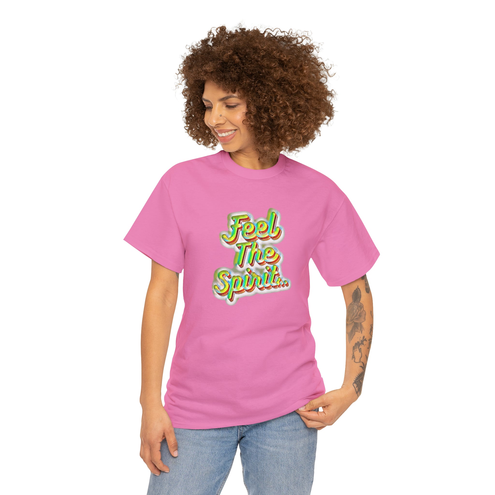 Feel The Spirit Unisex Heavy Cotton Tee