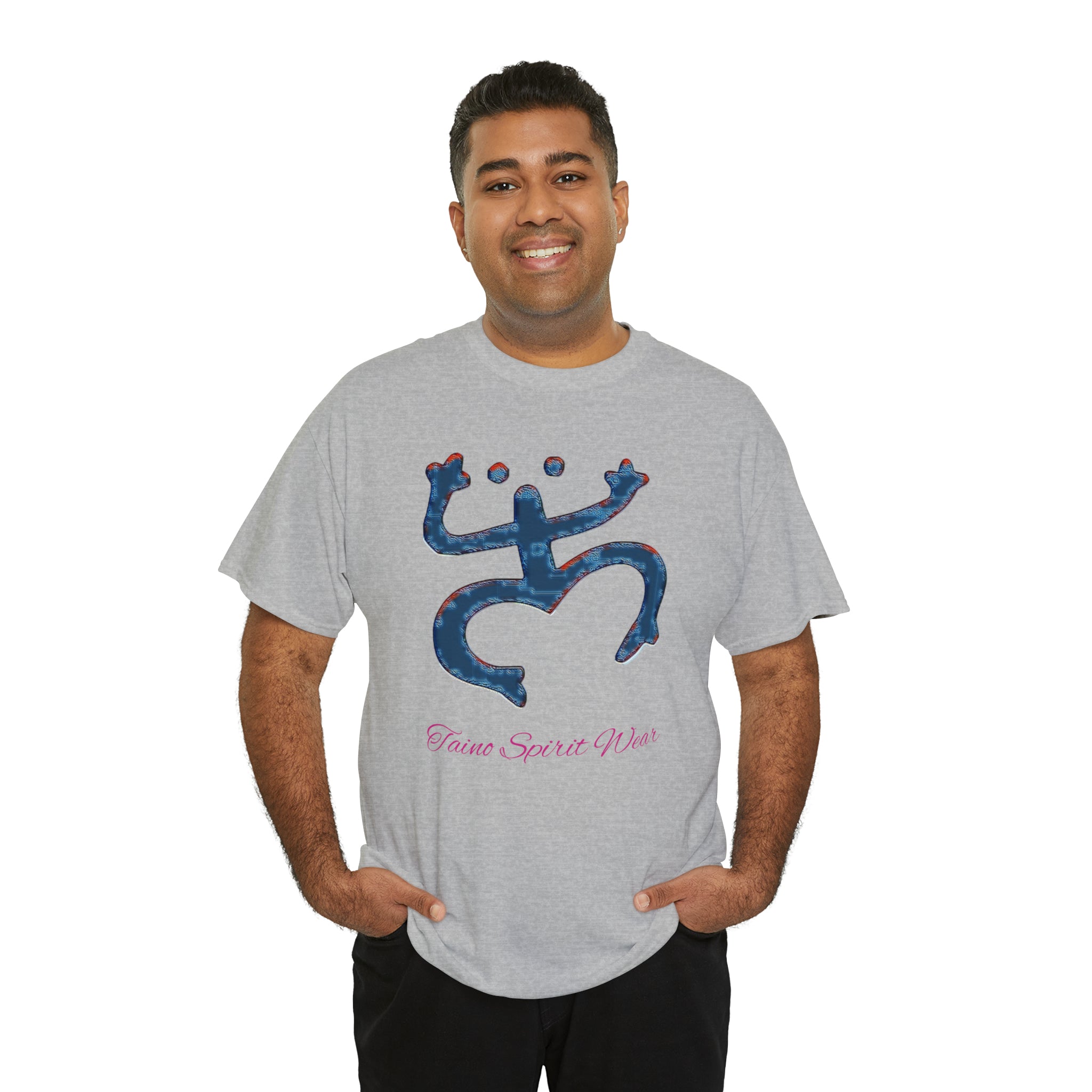Taino Large Coqui Unisex Heavy Cotton Tee