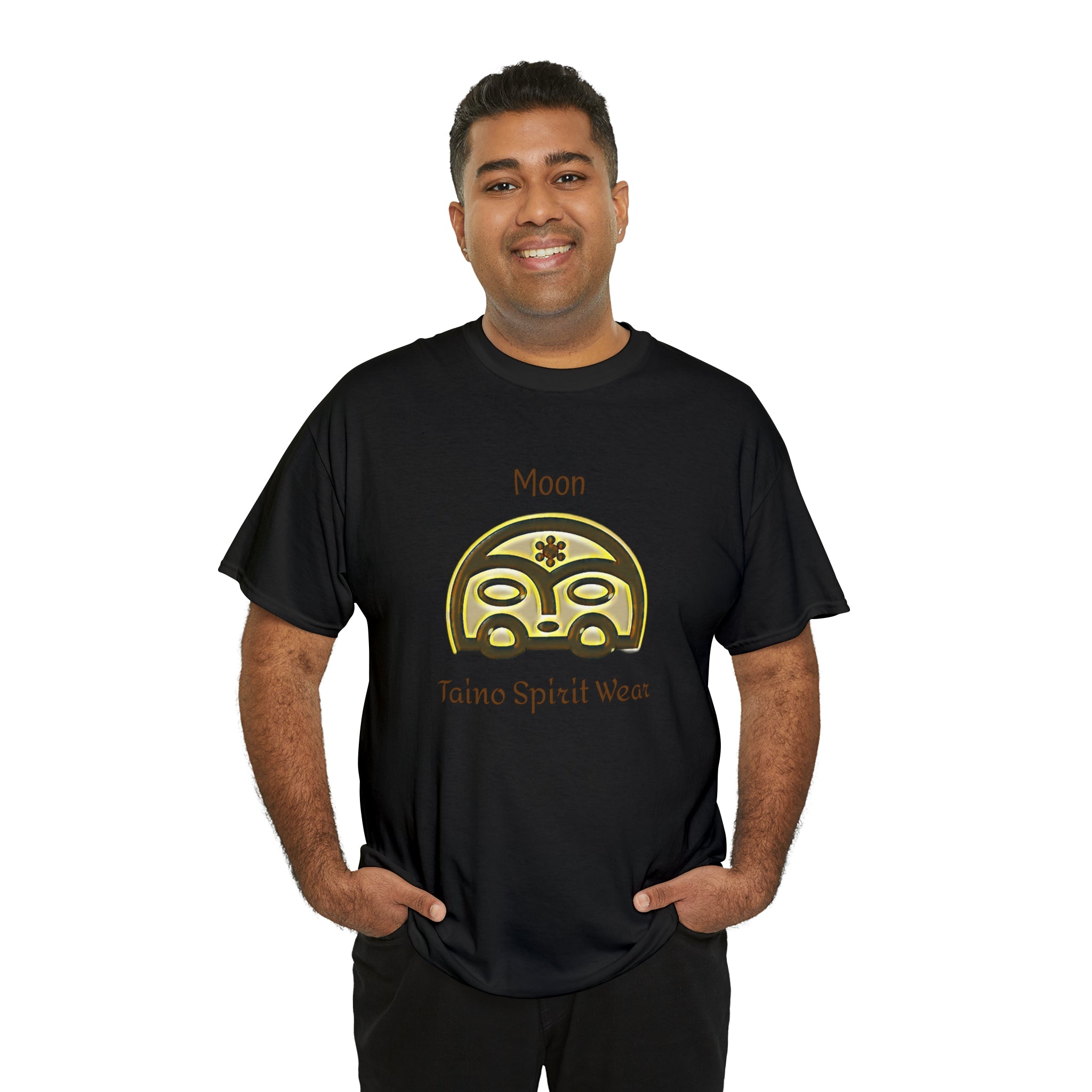 Taino Moon/ Puerto Rican Coqui Unisex Heavy Cotton Tee