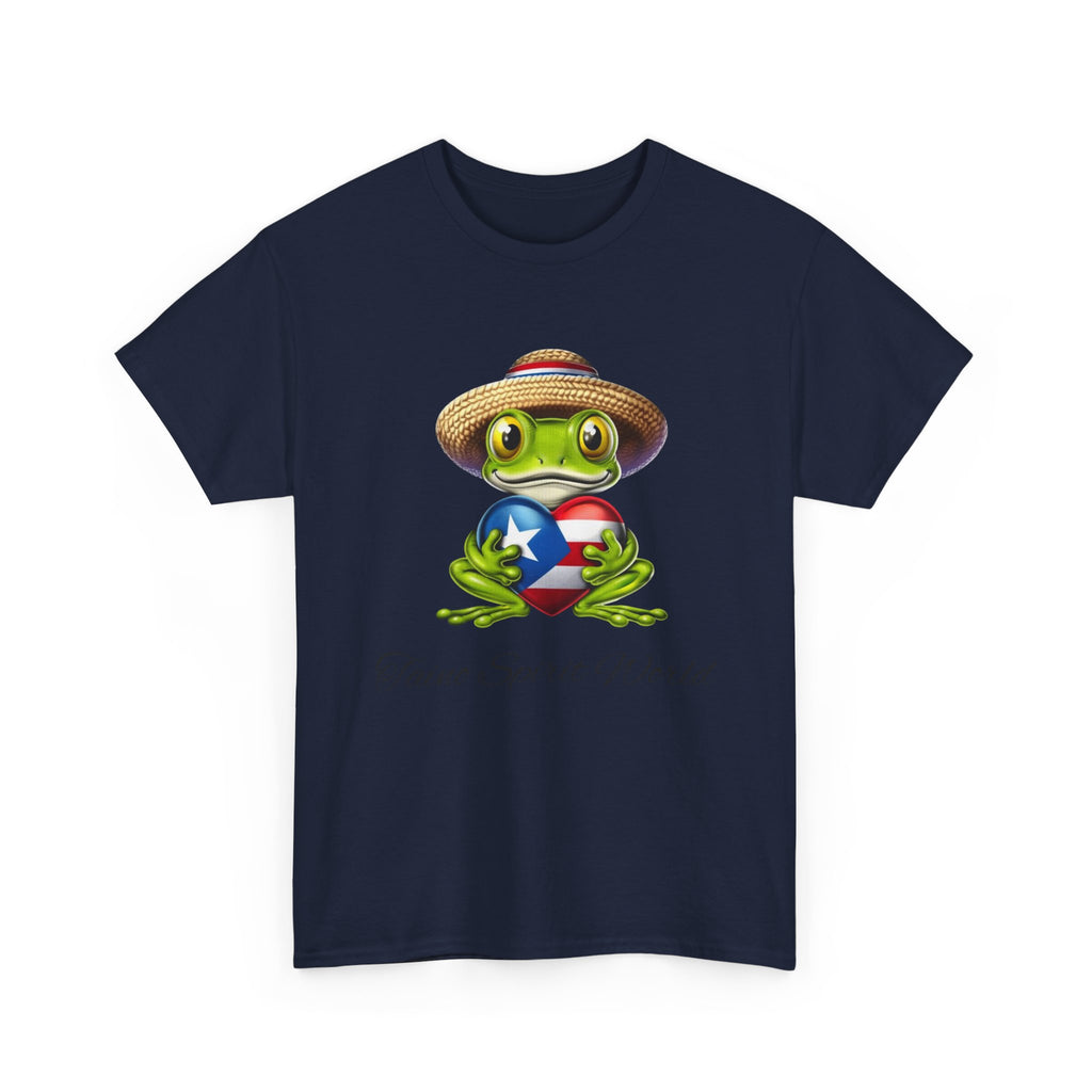 I Heart PR Jibaro Coqui Taino Spirit World Unisex Heavy Cotton Tee
