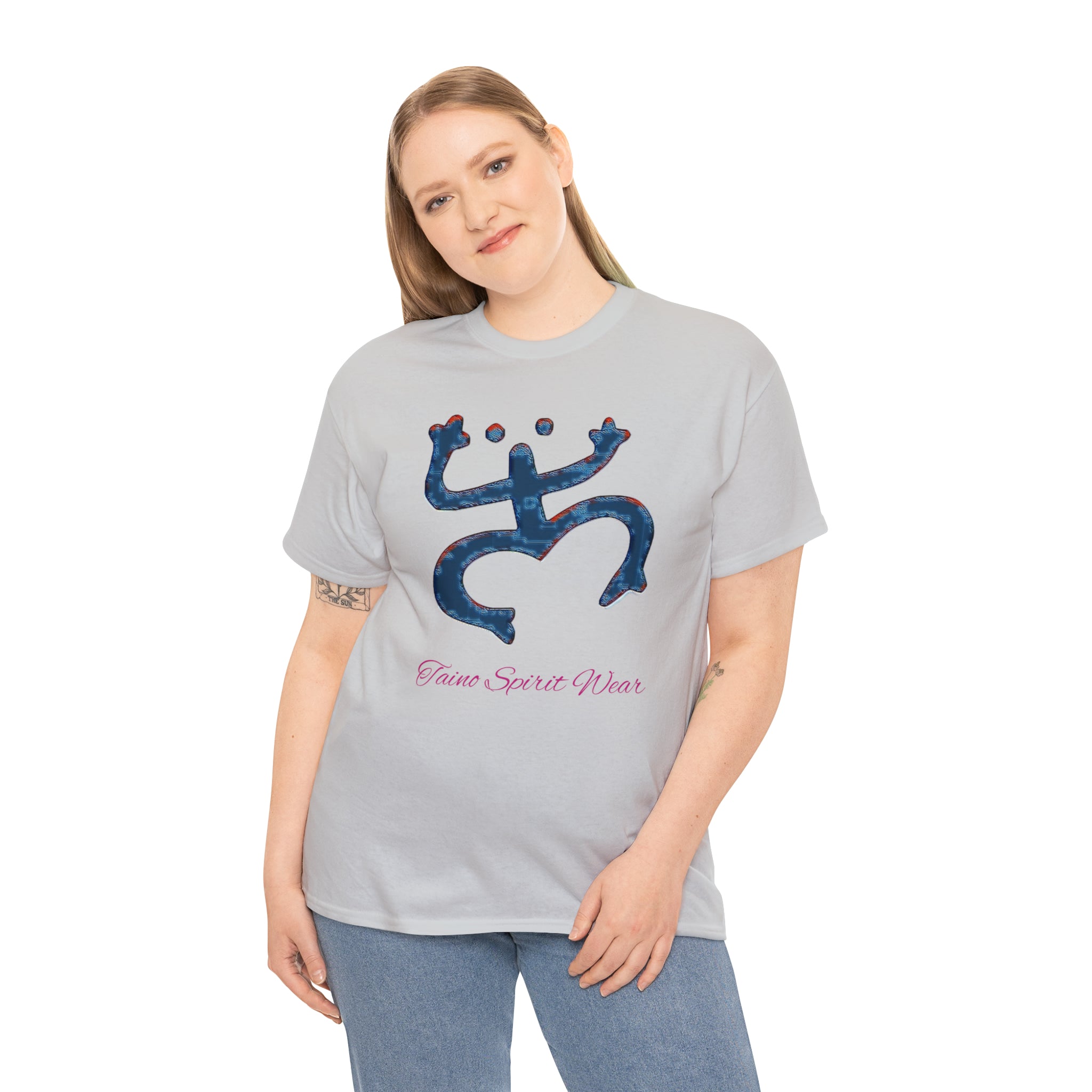 Taino Large Coqui Unisex Heavy Cotton Tee