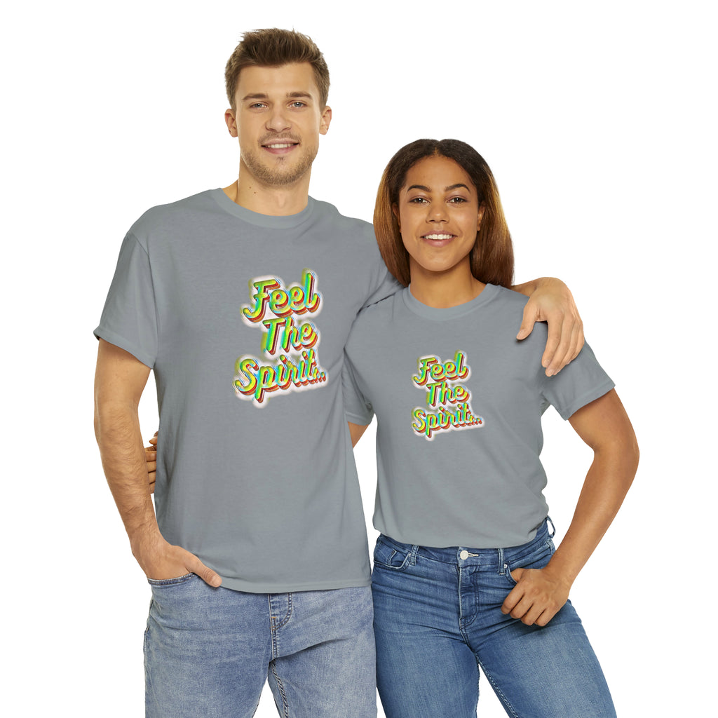 Feel The Spirit Unisex Heavy Cotton Tee