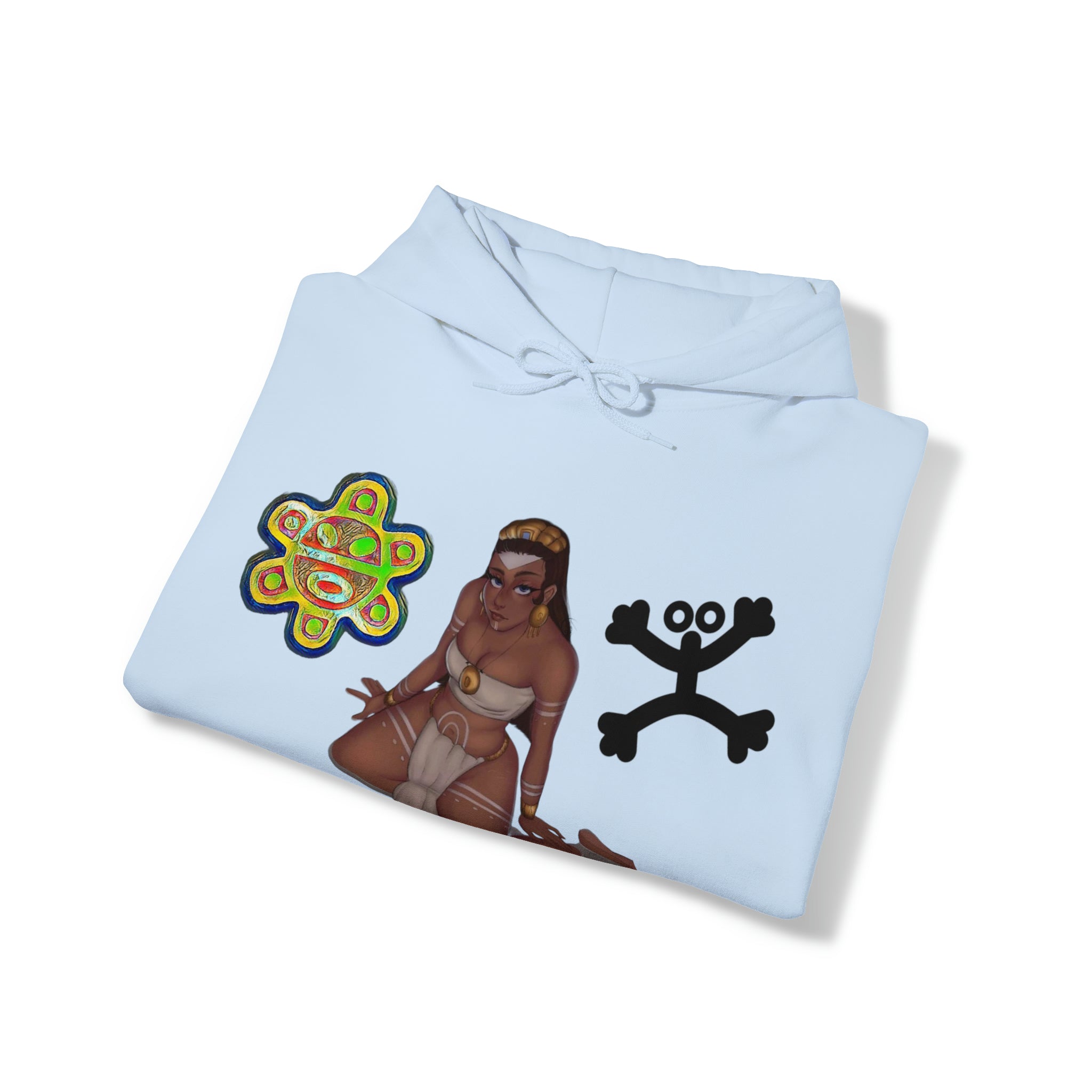 Taino Sun/Coqui/ Woman Warrior Unisex Heavy Blend™ Hooded Sweatshirt