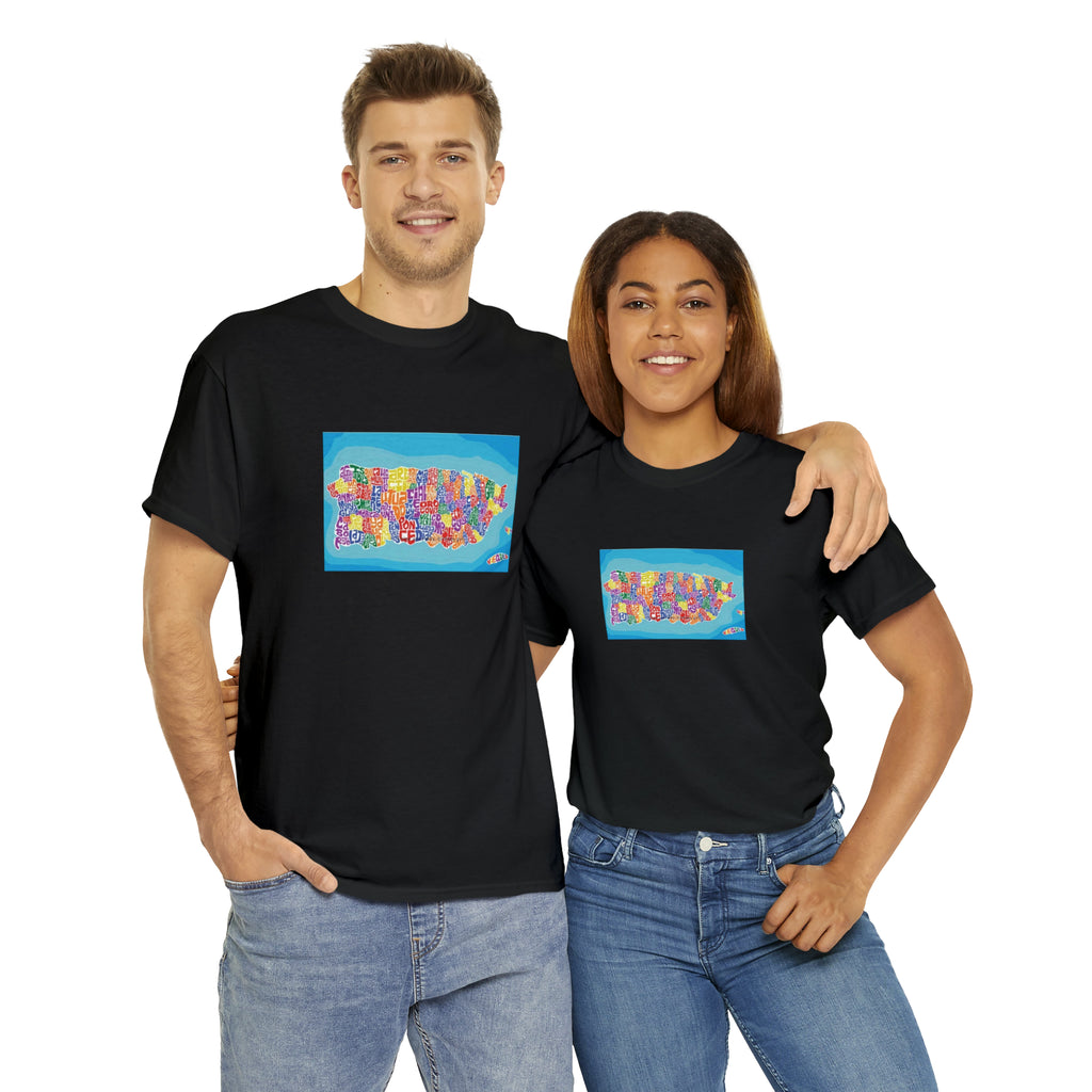 The Island of Puerto Rico Unisex Heavy Cotton Tee